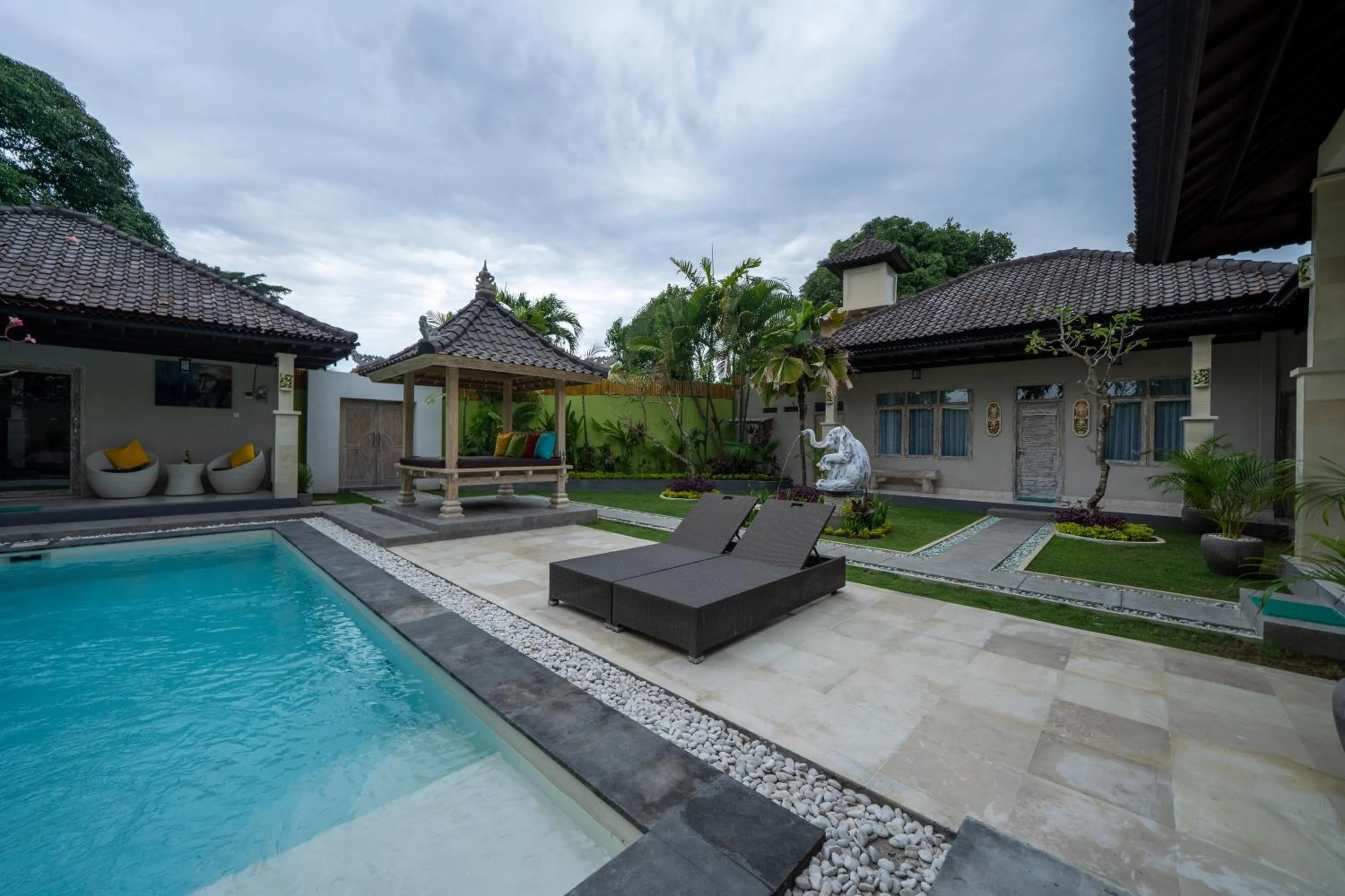 Swimming pool in The Catur Villa Seminyak