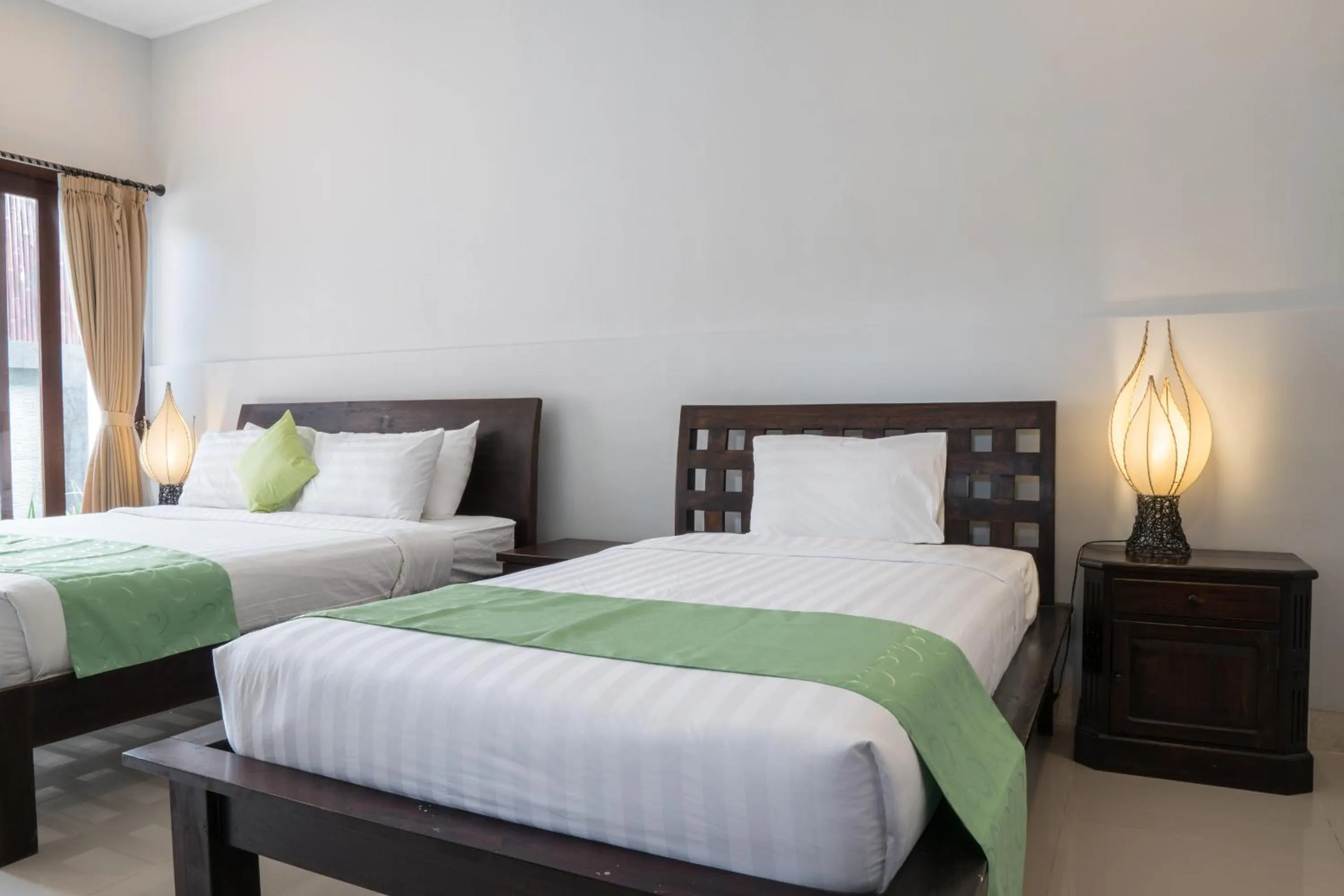 Bed in The Catur Villa Seminyak