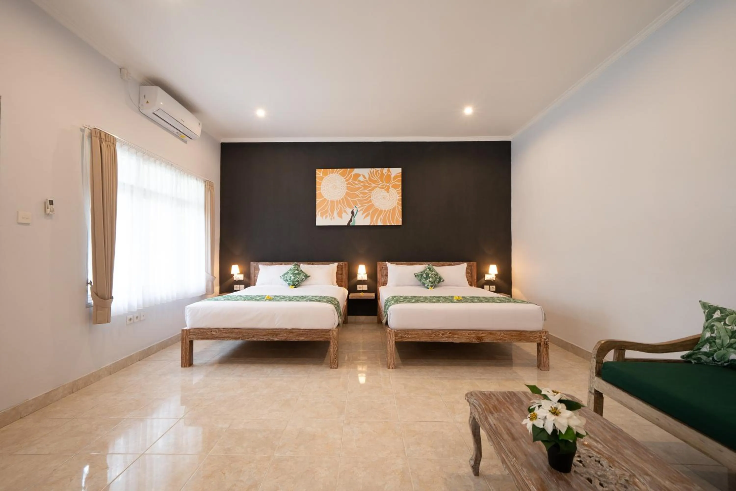 Bedroom, Bed in The Catur Villa Seminyak