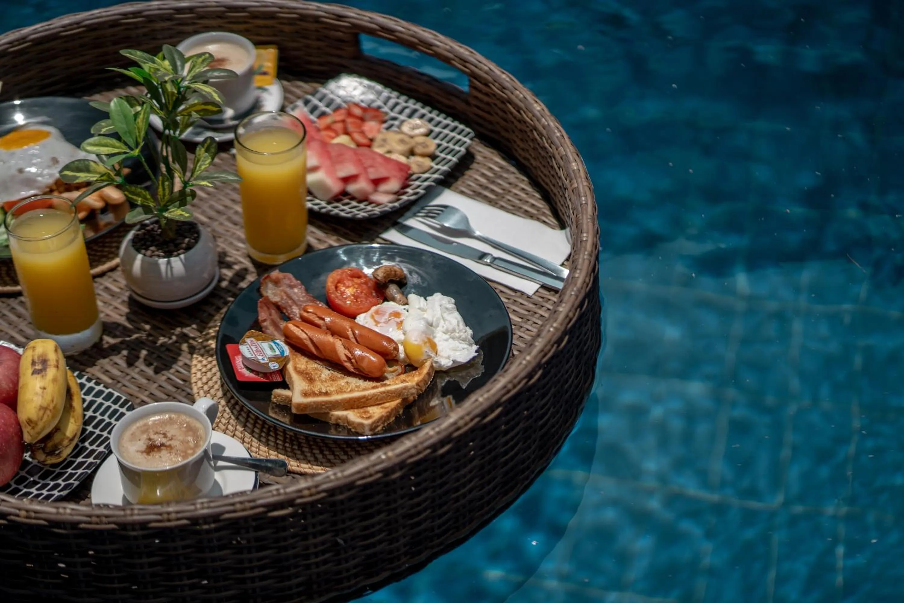 Food and drinks in The Catur Villa Seminyak