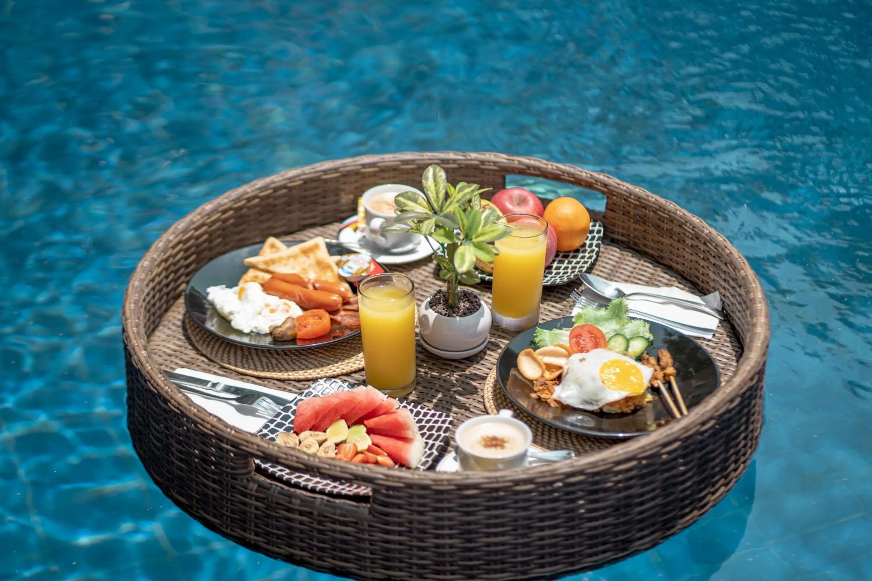 Food and drinks in The Catur Villa Seminyak