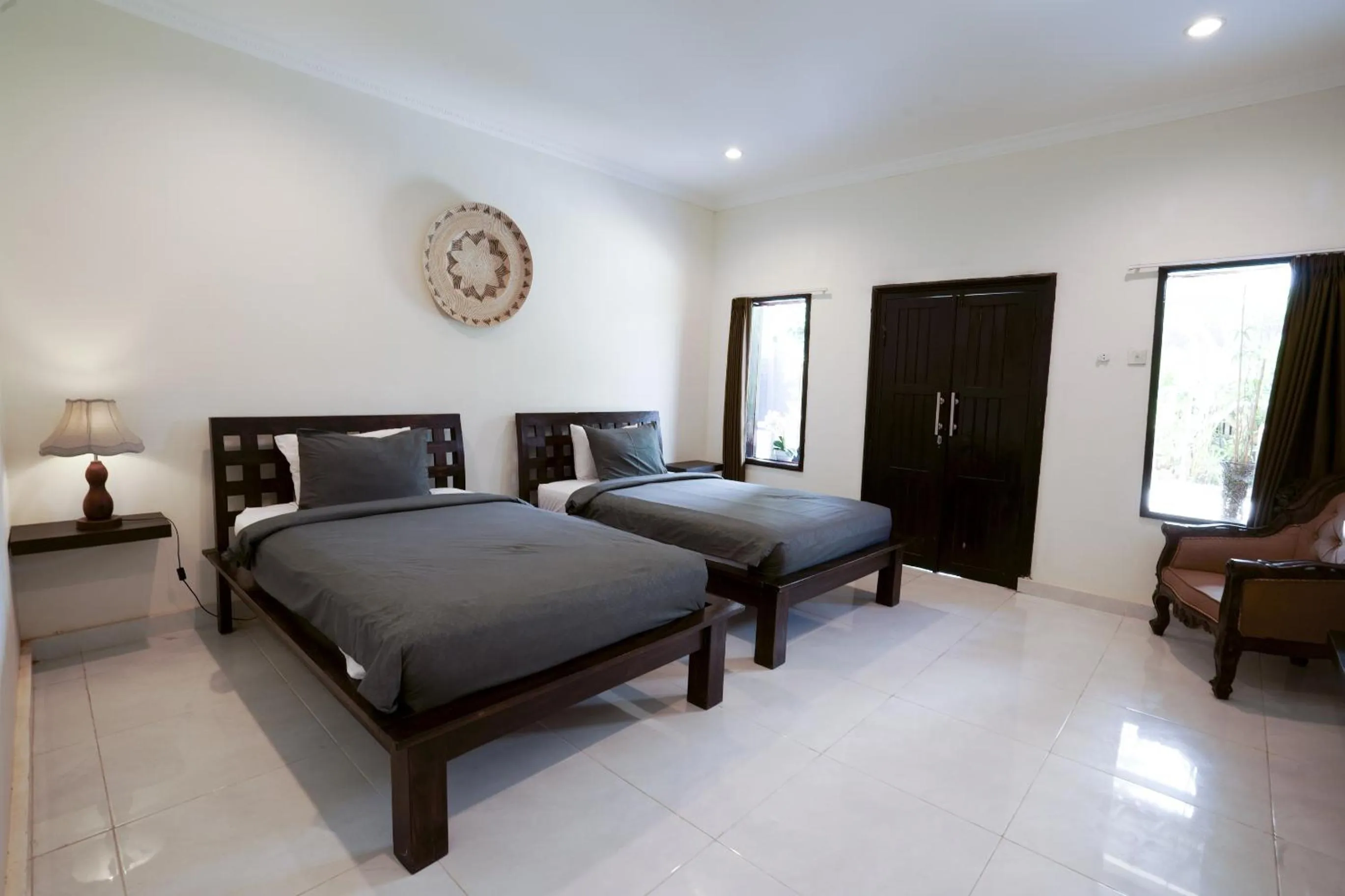 Bed in The Catur Villa Seminyak