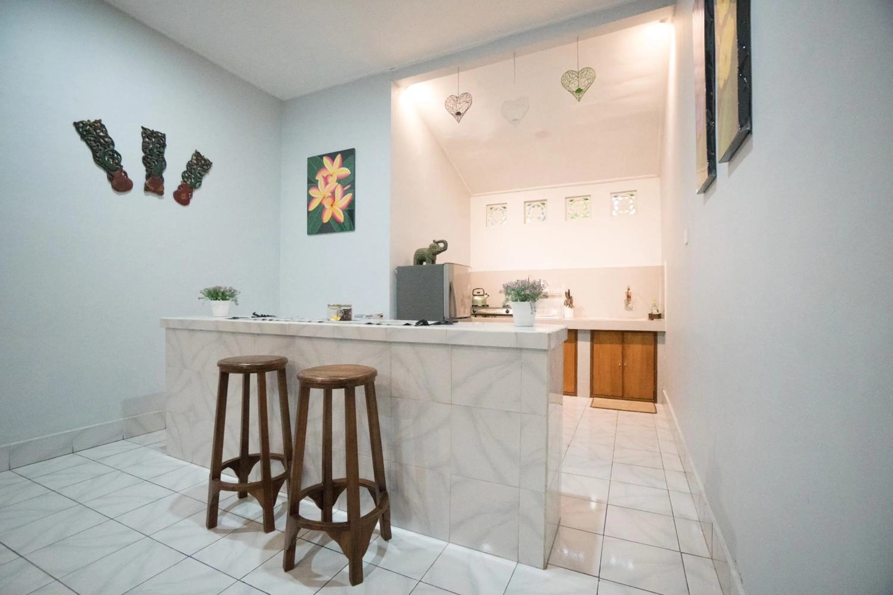 Kitchen or kitchenette in The Catur Villa Seminyak