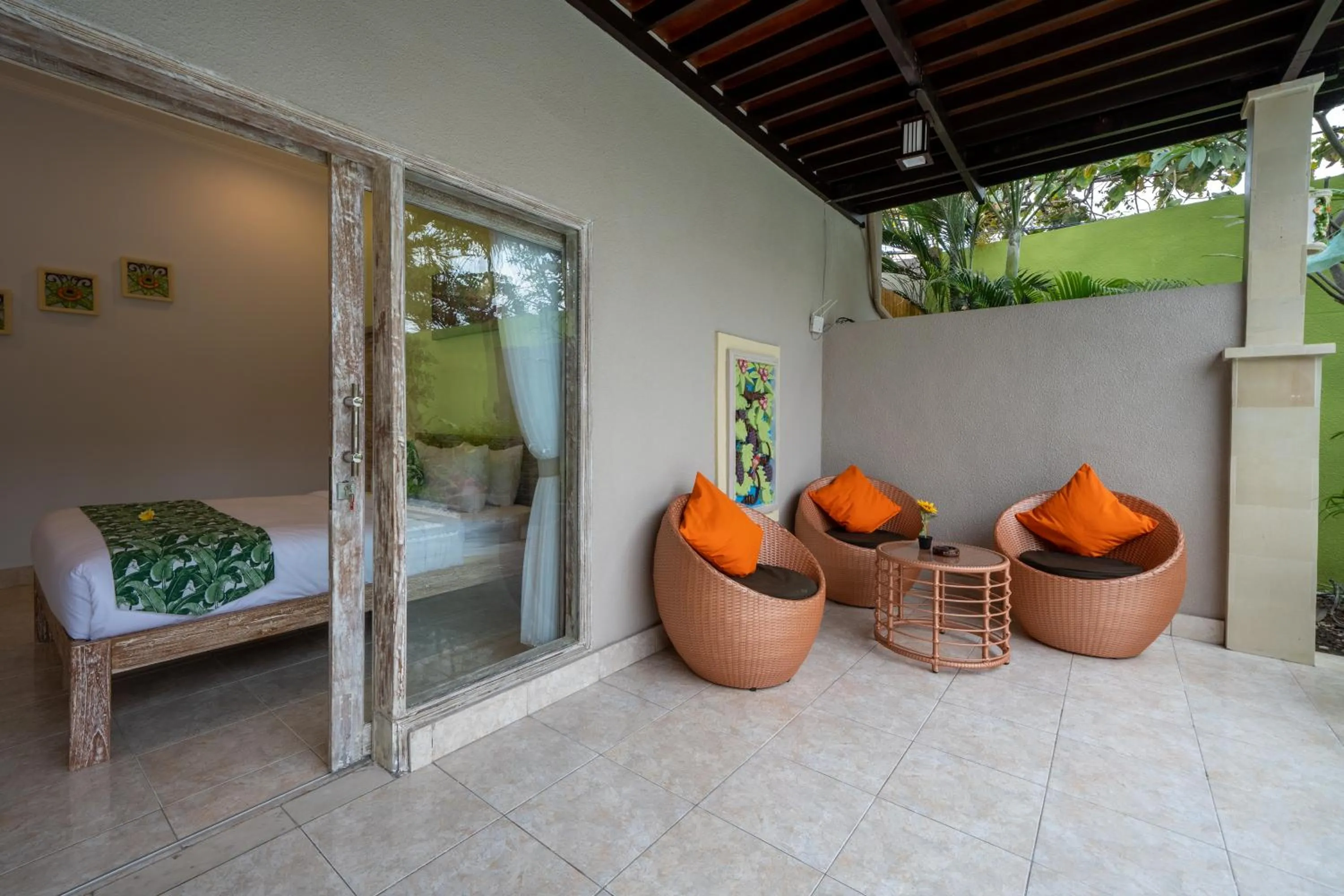 Bedroom in The Catur Villa Seminyak
