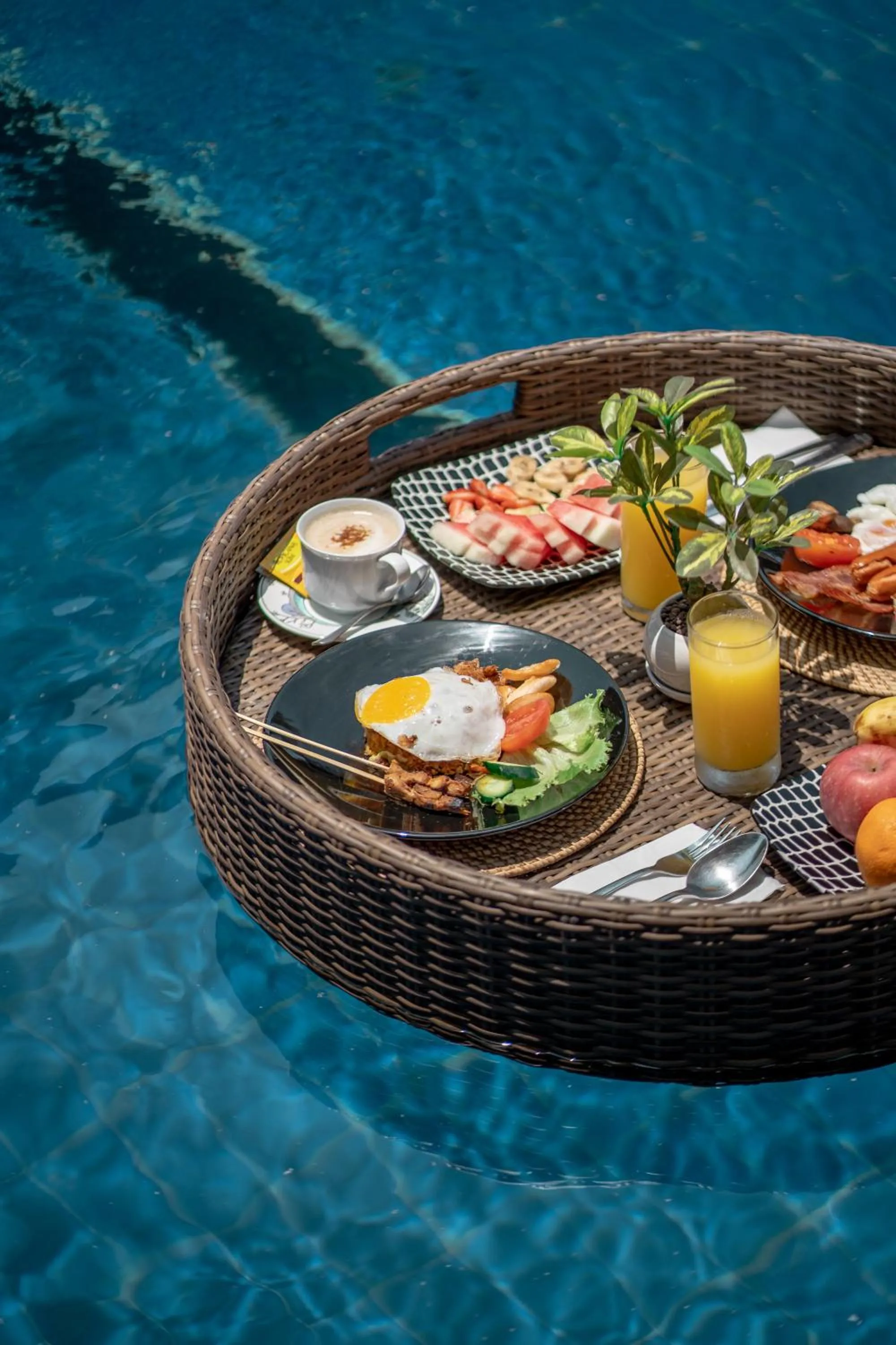 Food and drinks in The Catur Villa Seminyak