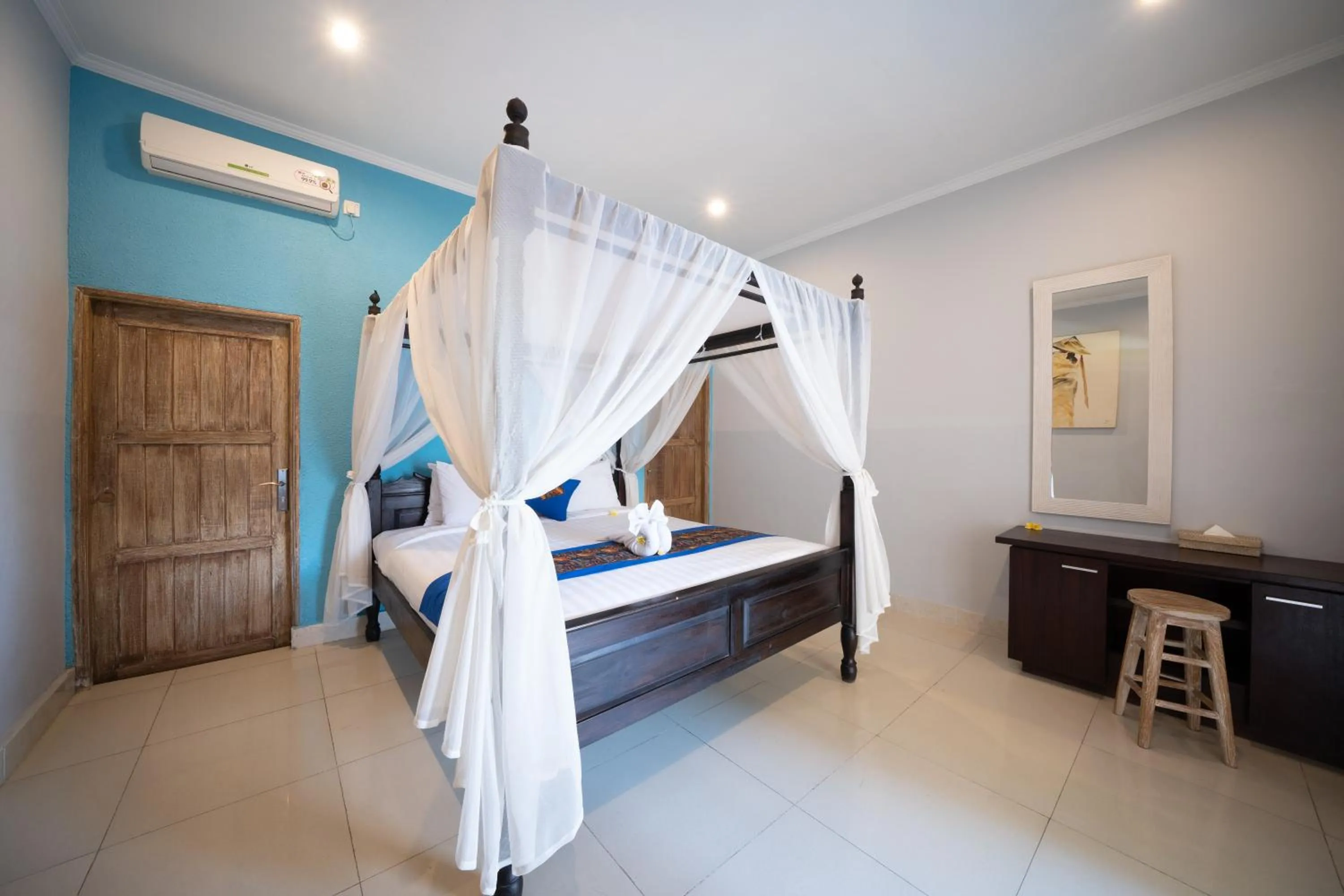 Bedroom, Bed in The Catur Villa Seminyak