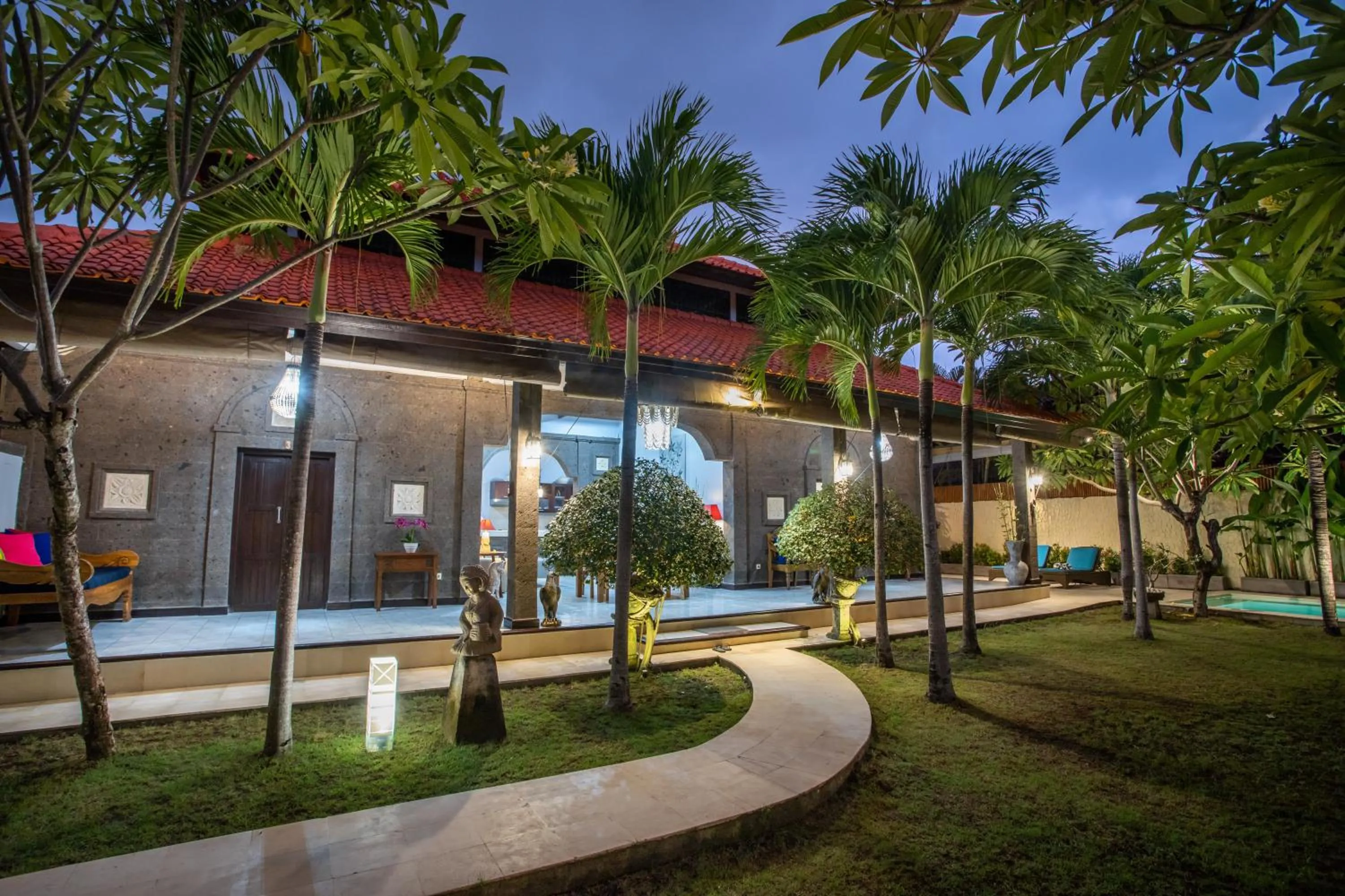 Garden in The Catur Villa Seminyak