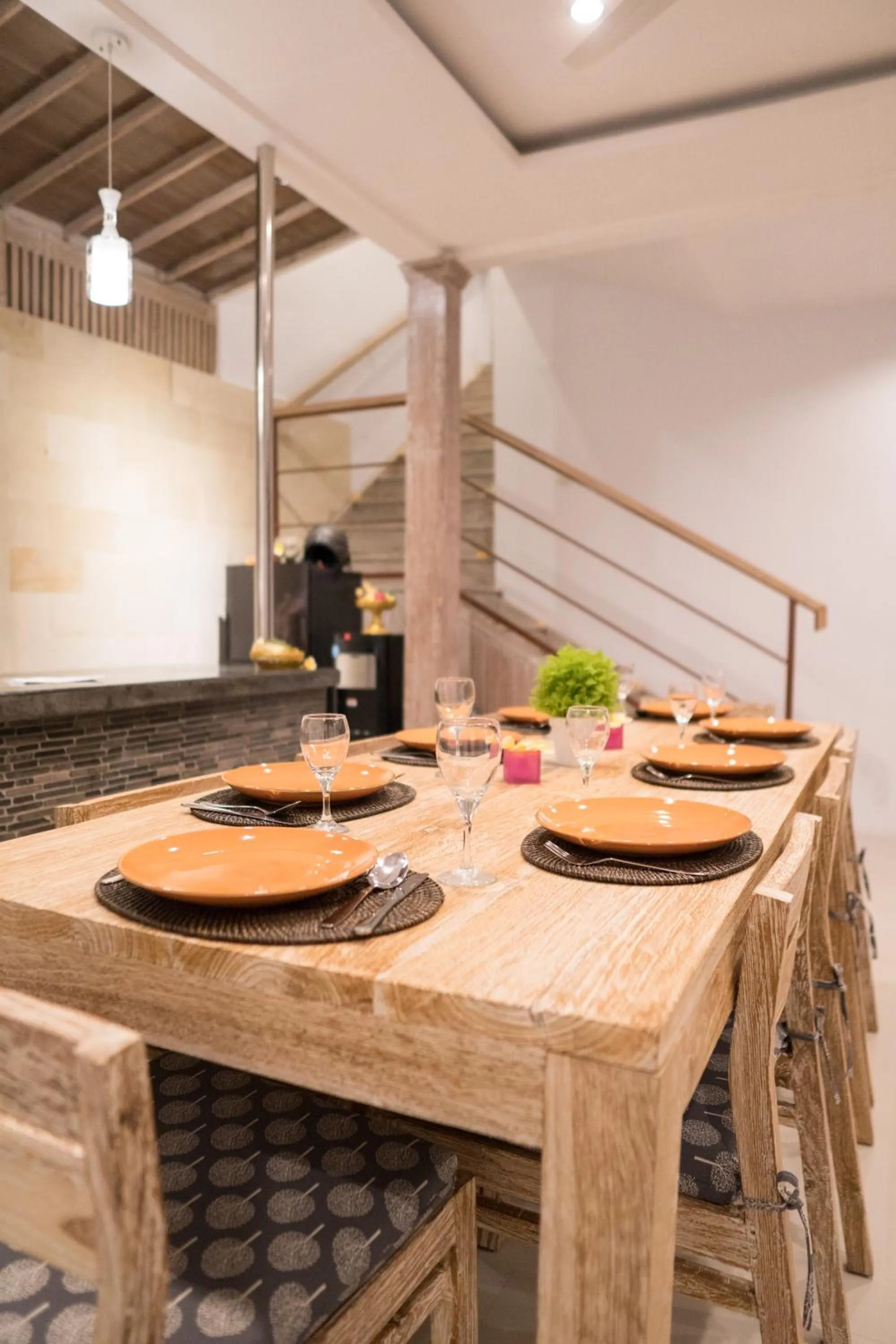 Dining area in The Catur Villa Seminyak