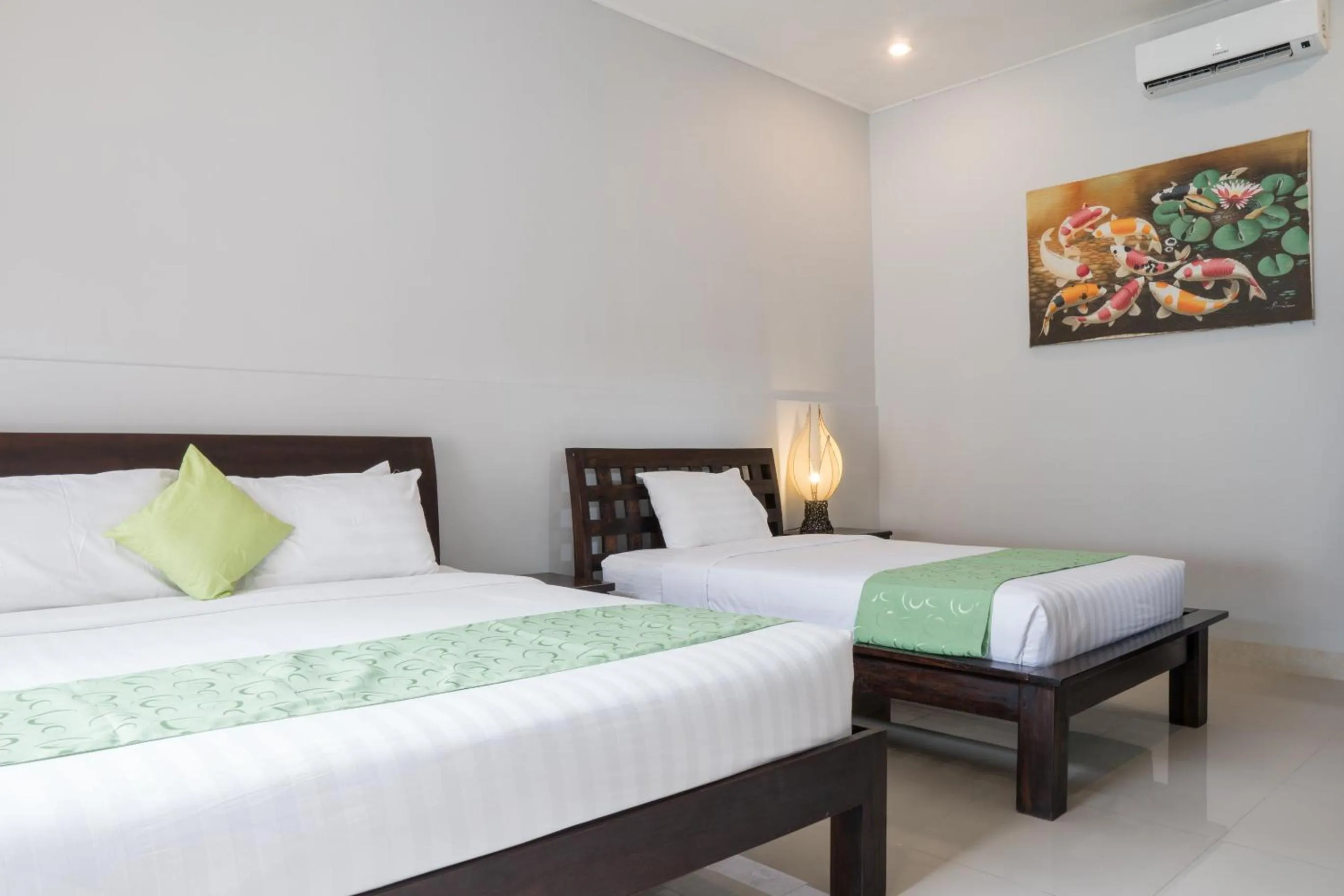 Bed in The Catur Villa Seminyak