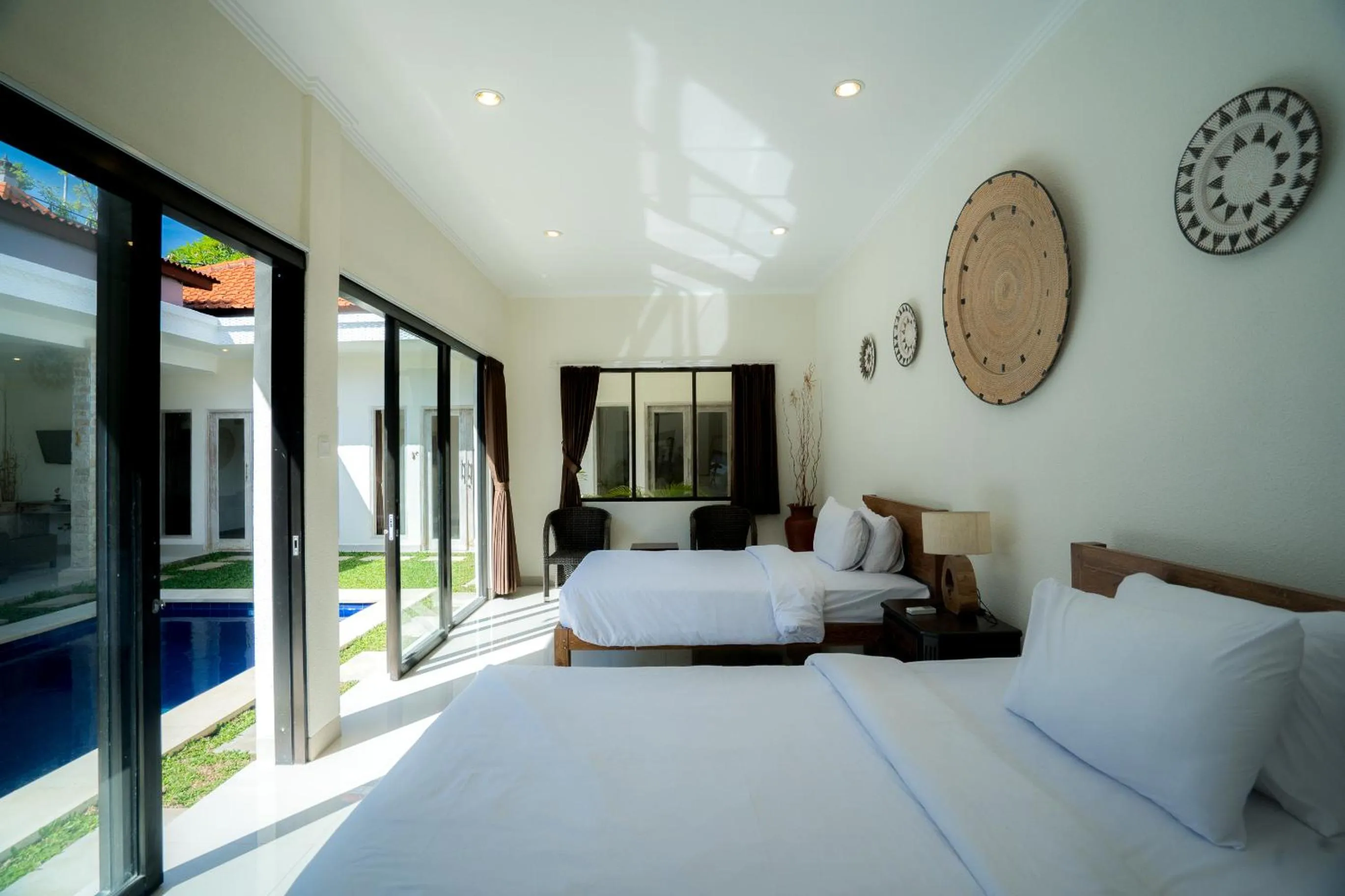Bed in The Catur Villa Seminyak