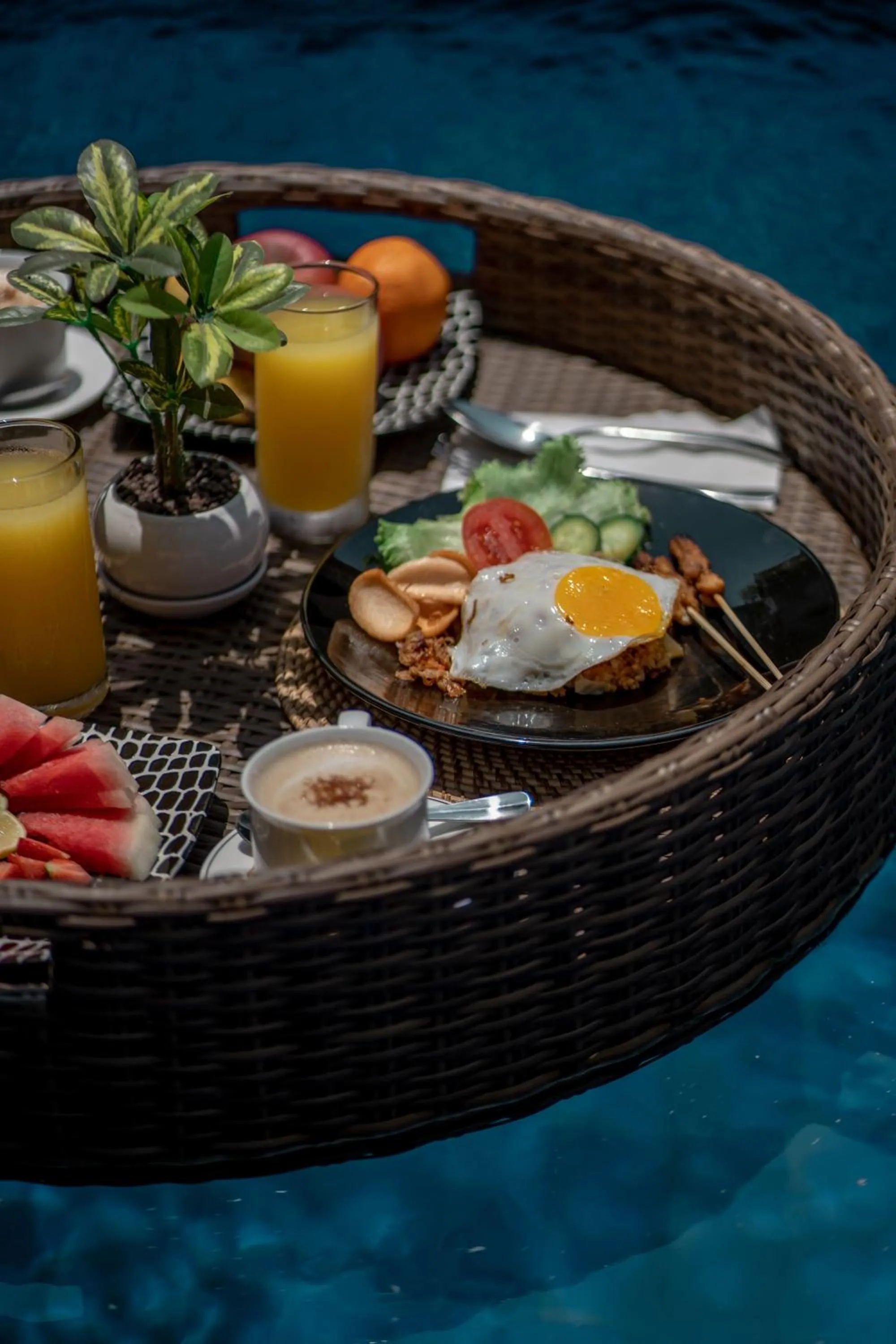 Food and drinks in The Catur Villa Seminyak