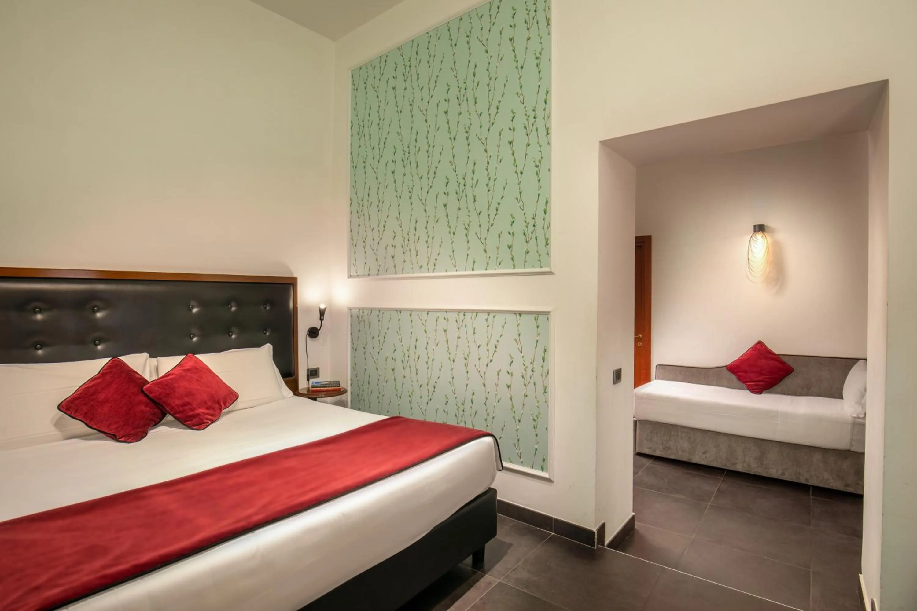 Bed in Navona Colors Hotel