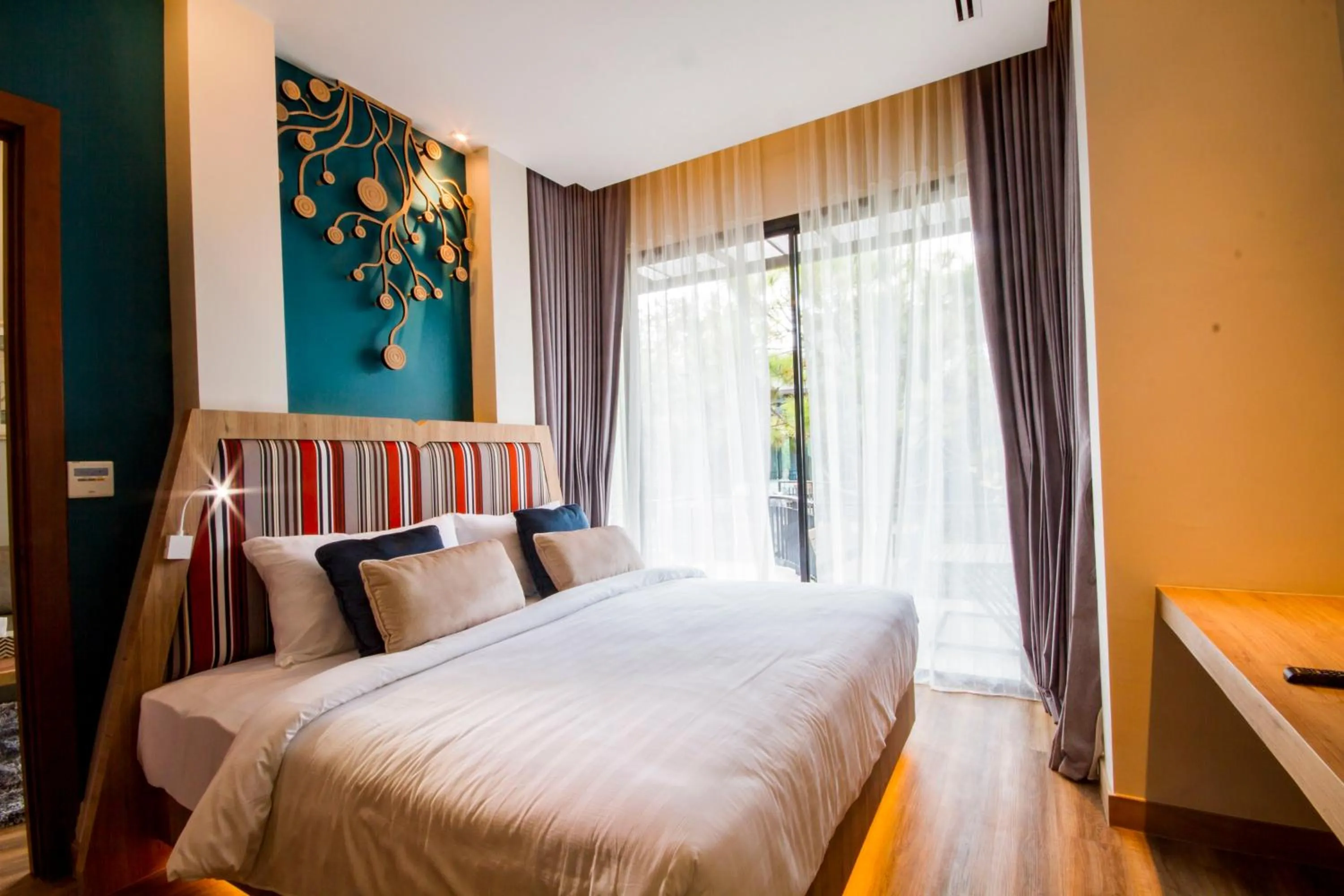 Bedroom, Bed in Green Pix Khaoyai