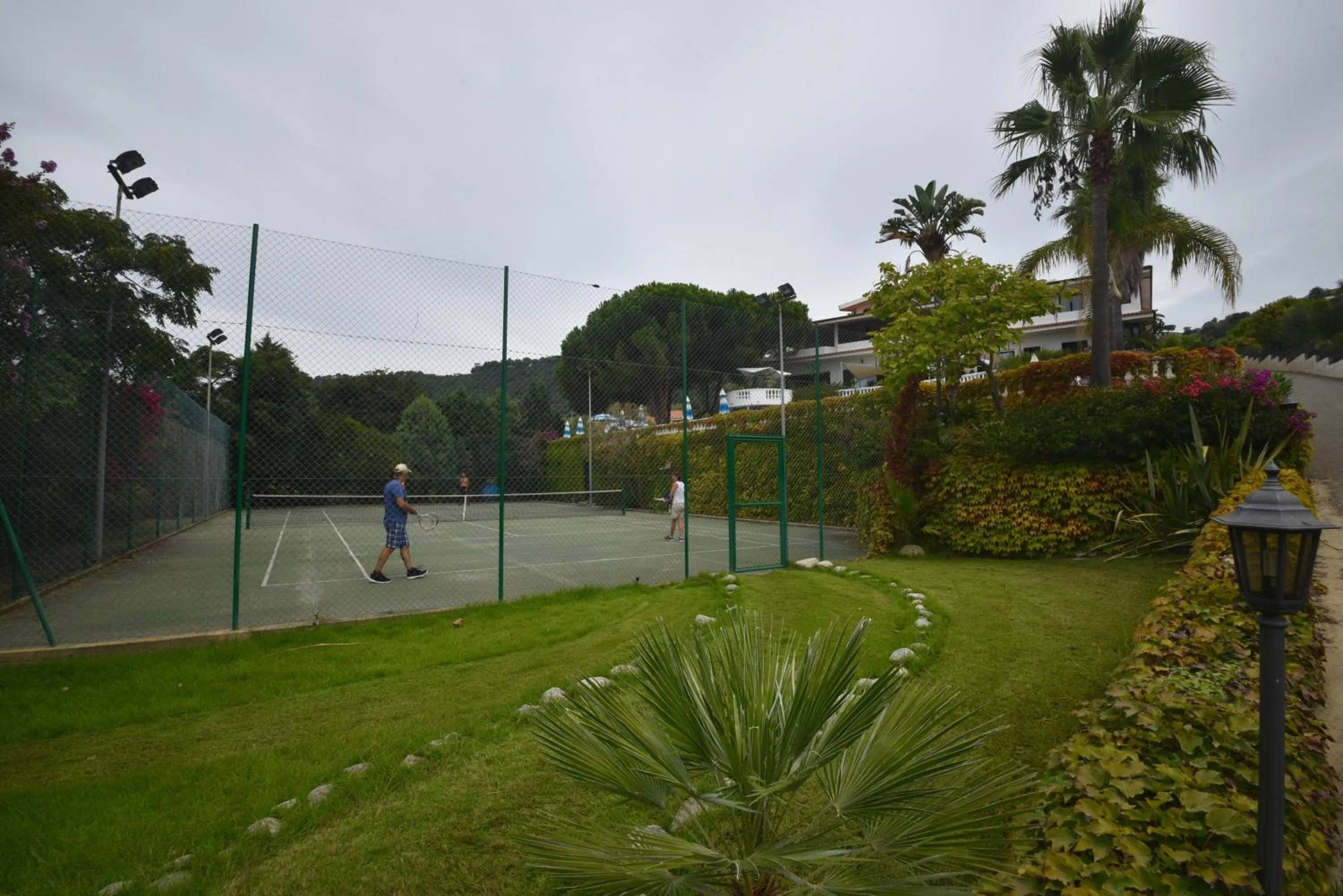 Tennis court in Villaggio Pineta Petto Bianco