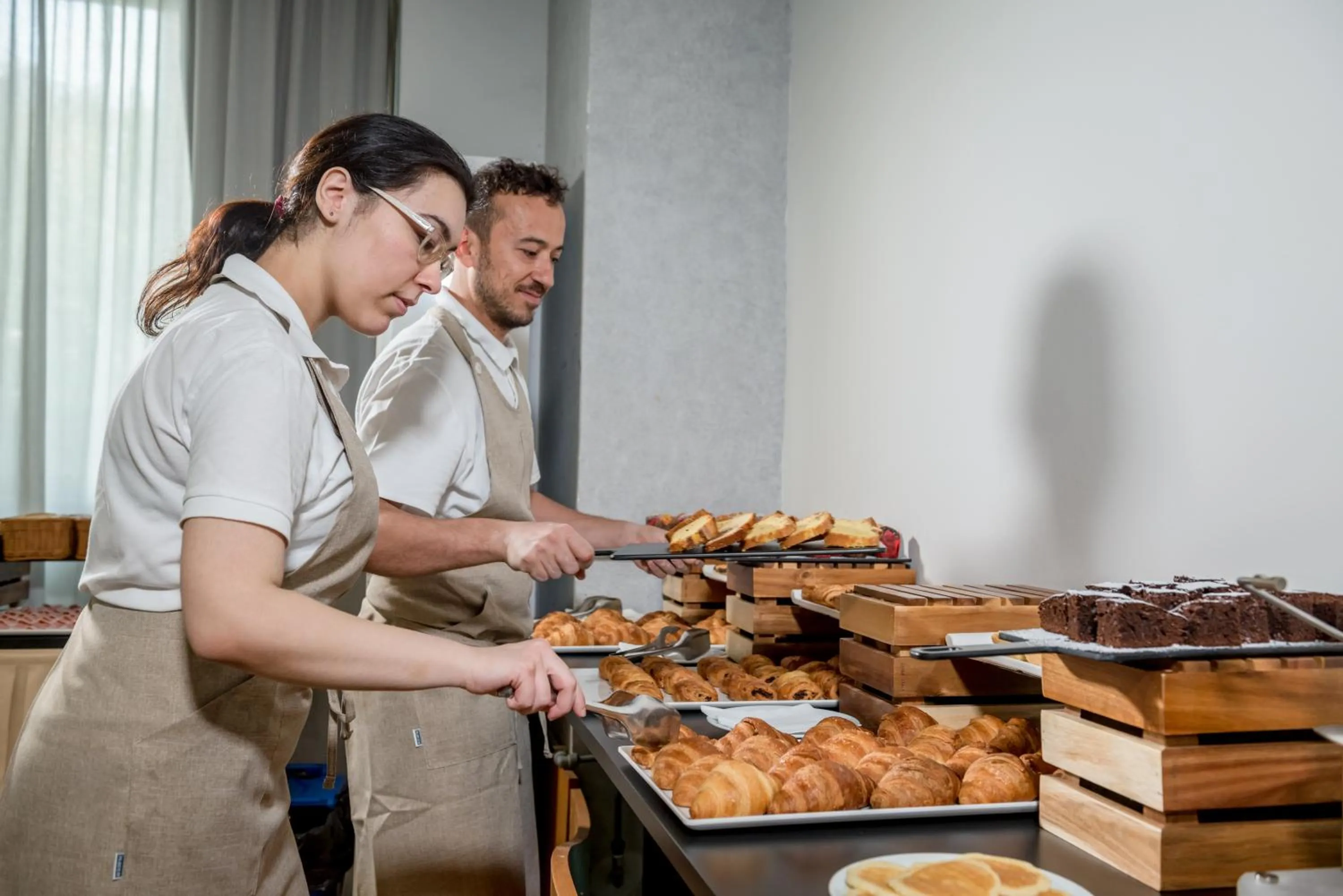 Italian breakfast in Family Hotel Relax