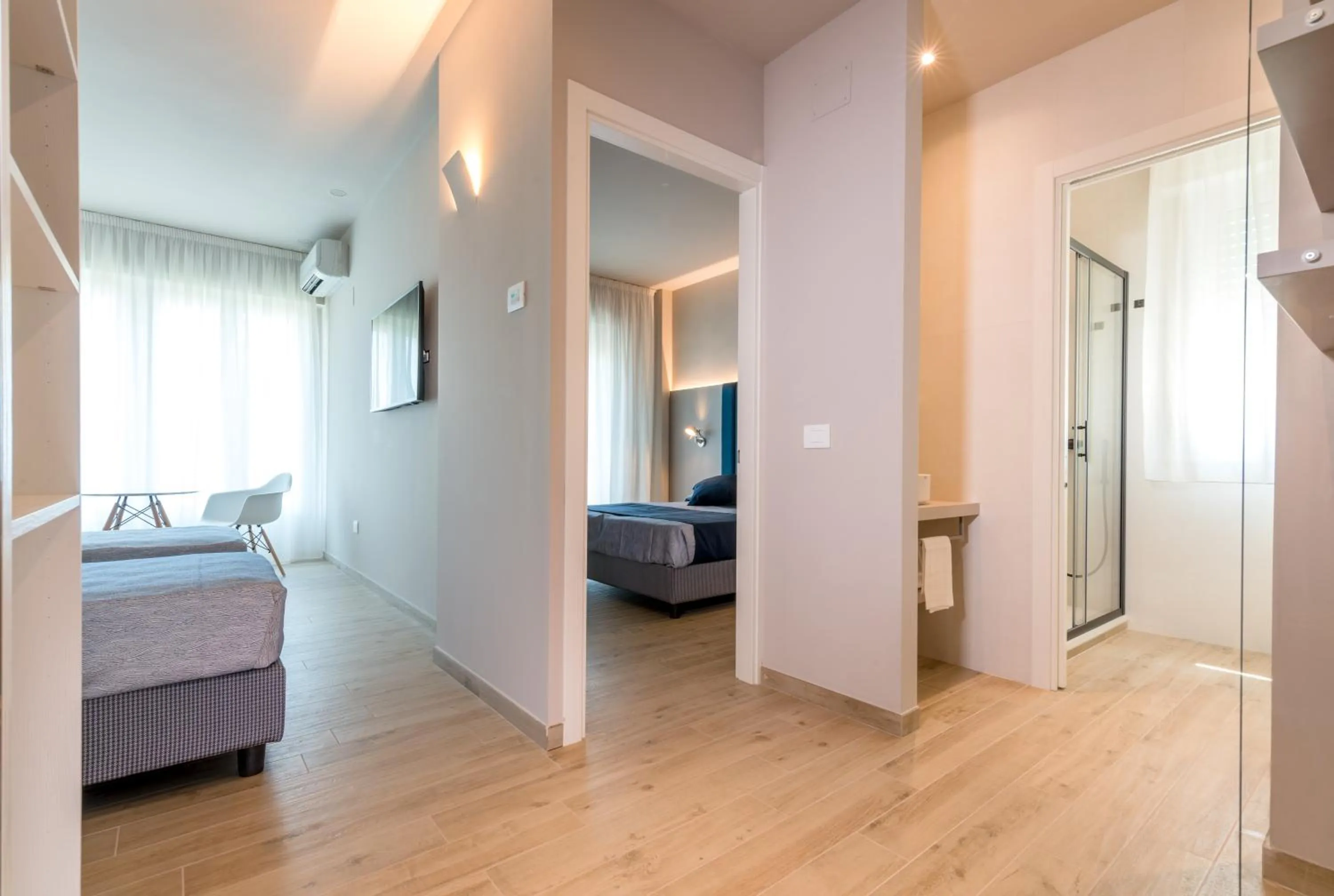 Bed in Family Hotel Relax