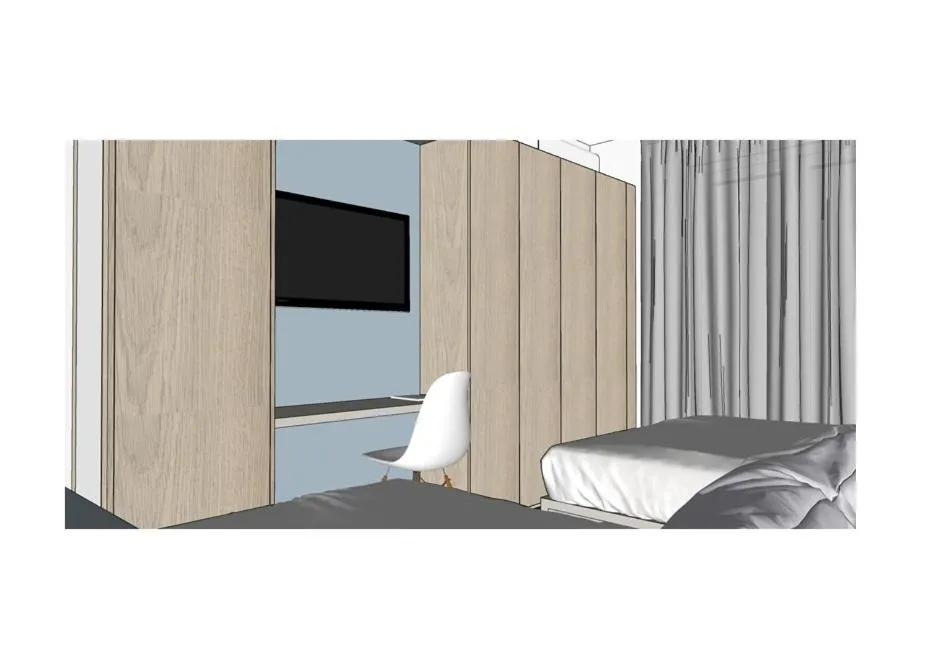 Bed in Family Hotel Relax