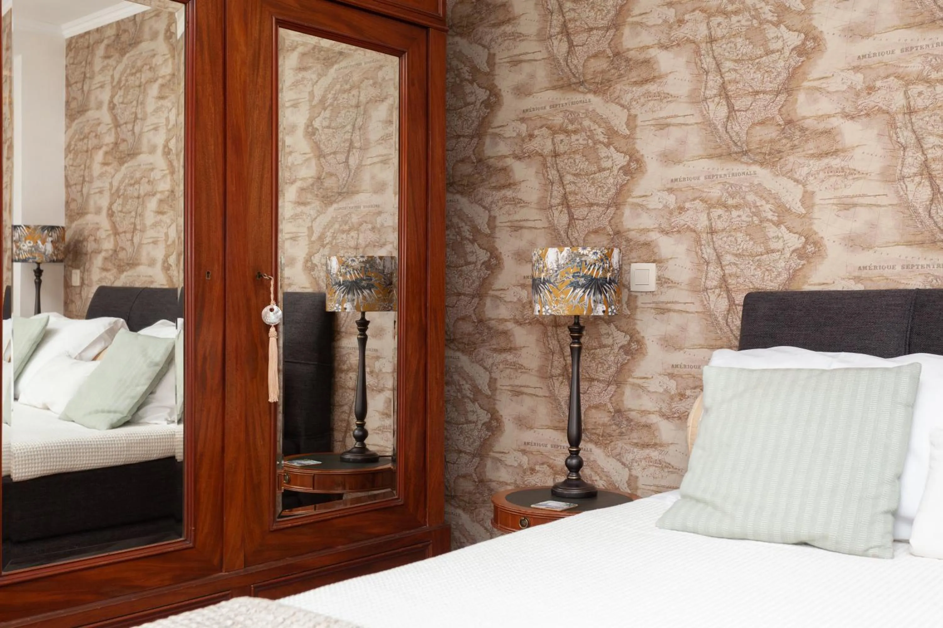 Decorative detail, Bed in Boutique B&B The Townhouse