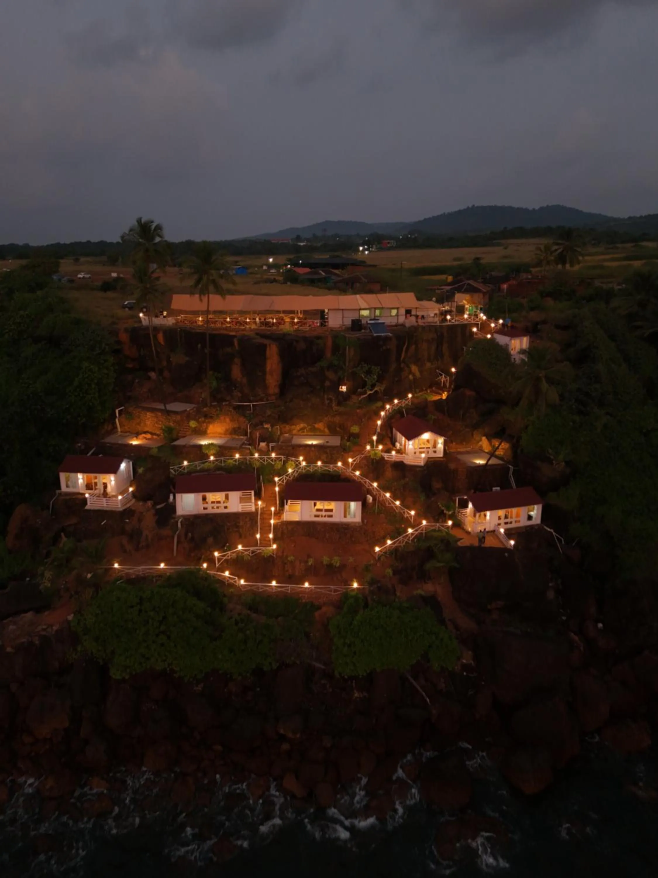 Bird's eye view in Red Crab Eco Resorts
