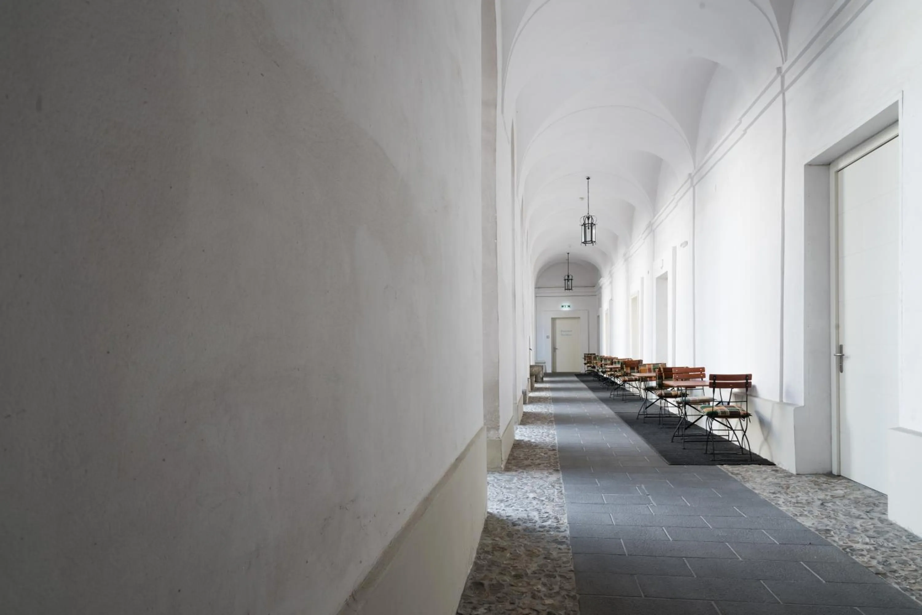 Patio in Gästehaus im Priesterseminar Salzburg