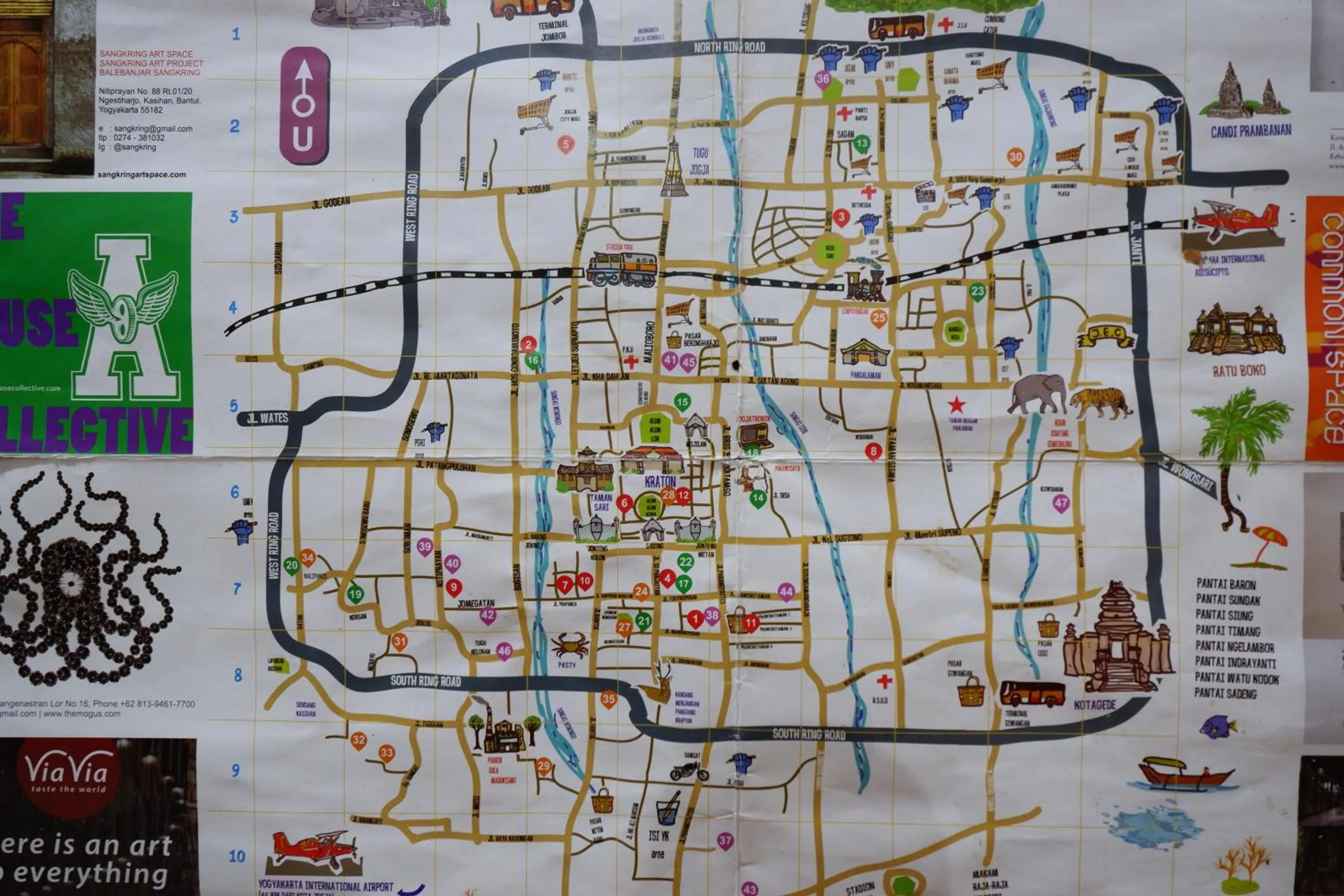 Floor plan in Oke Baik Hostel