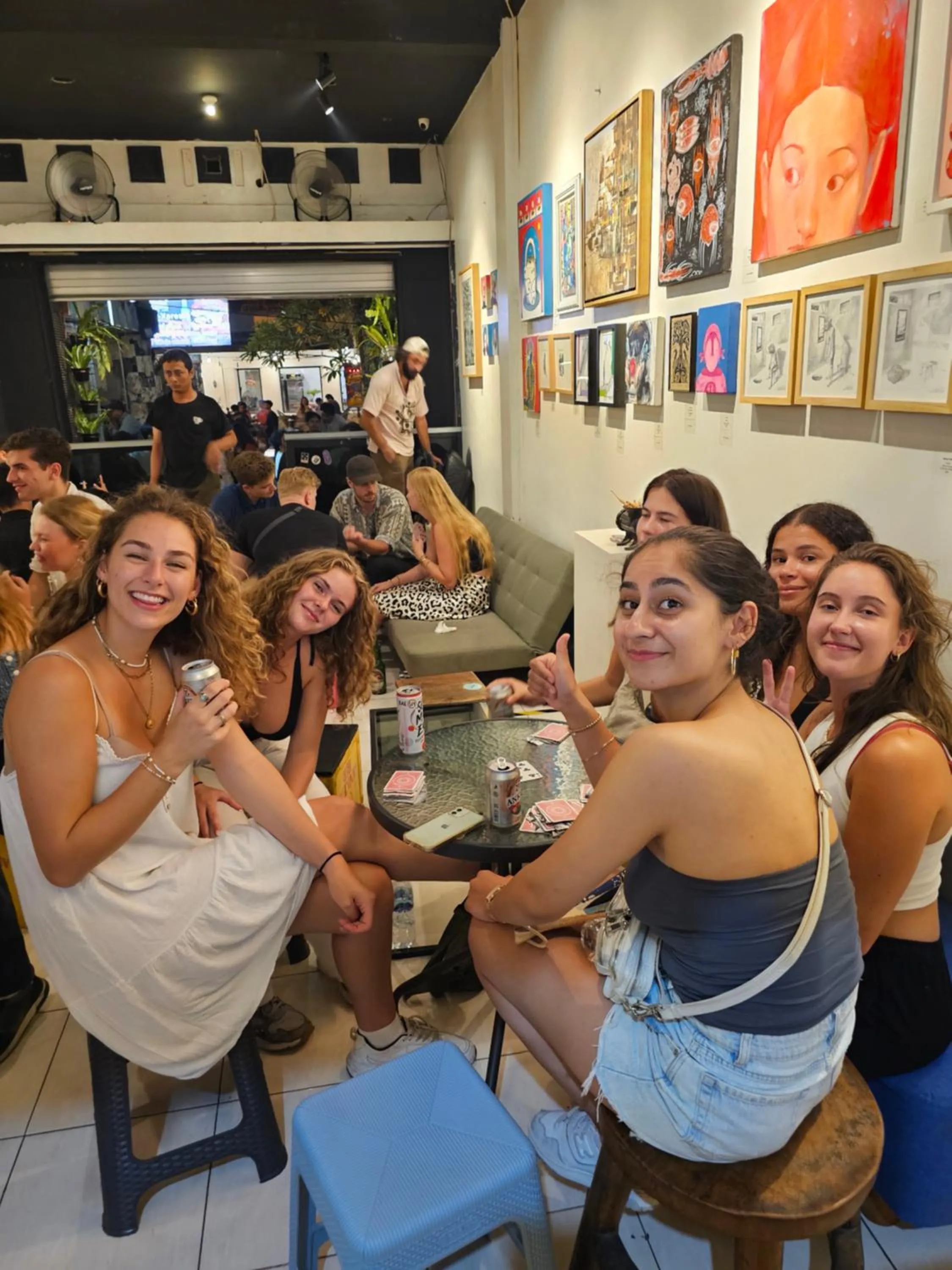 People in Oke Baik Hostel