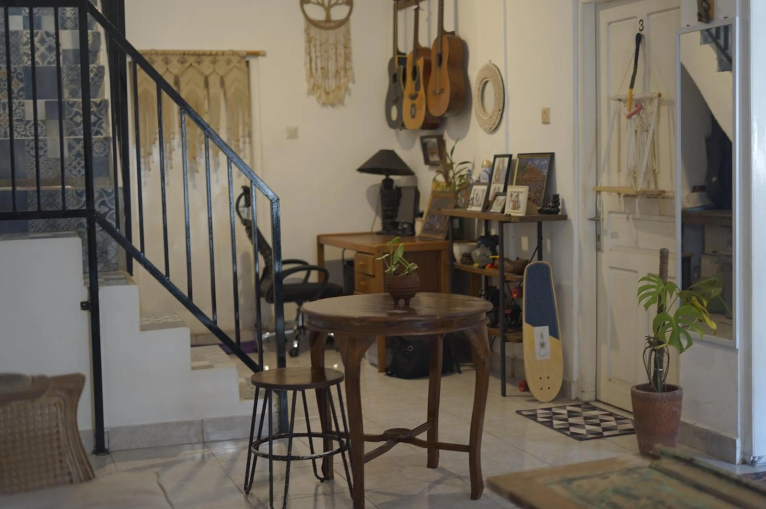 Dining area in Oke Baik Hostel