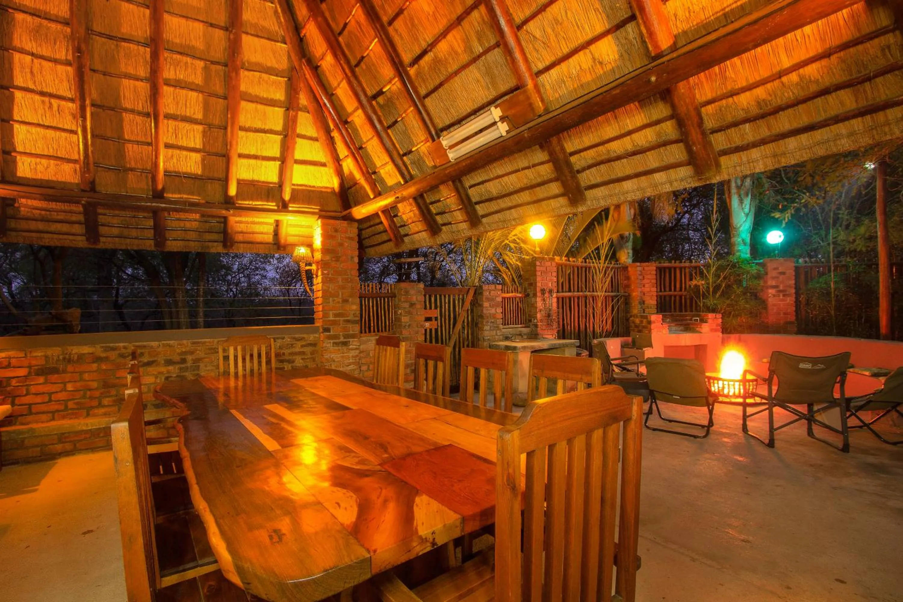 BBQ facilities in Doringpoort Lodge