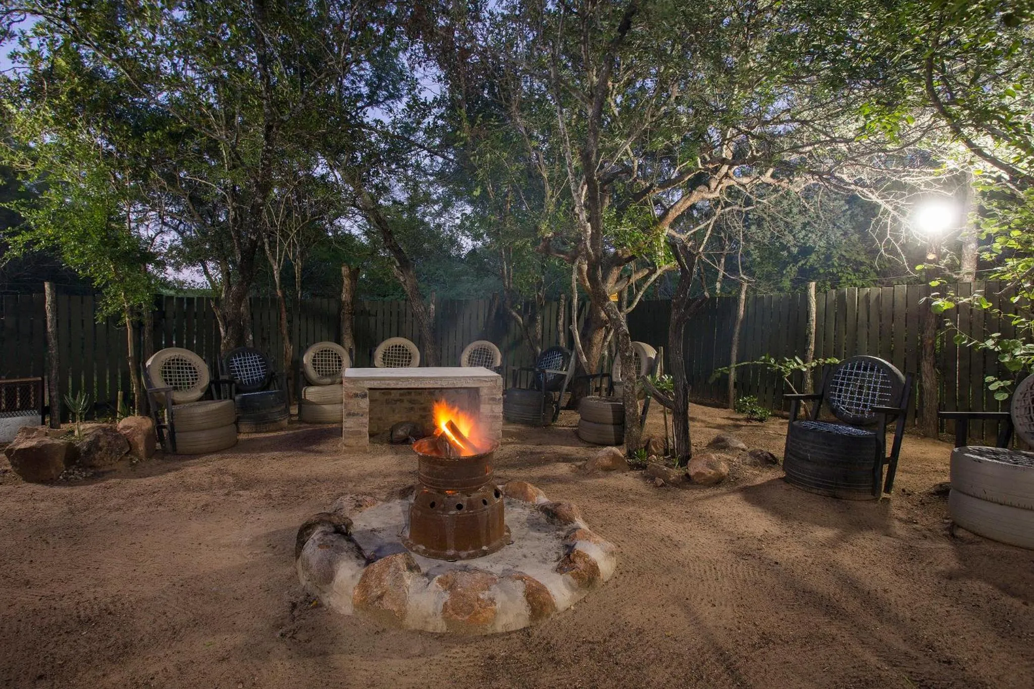 BBQ facilities in Doringpoort Lodge