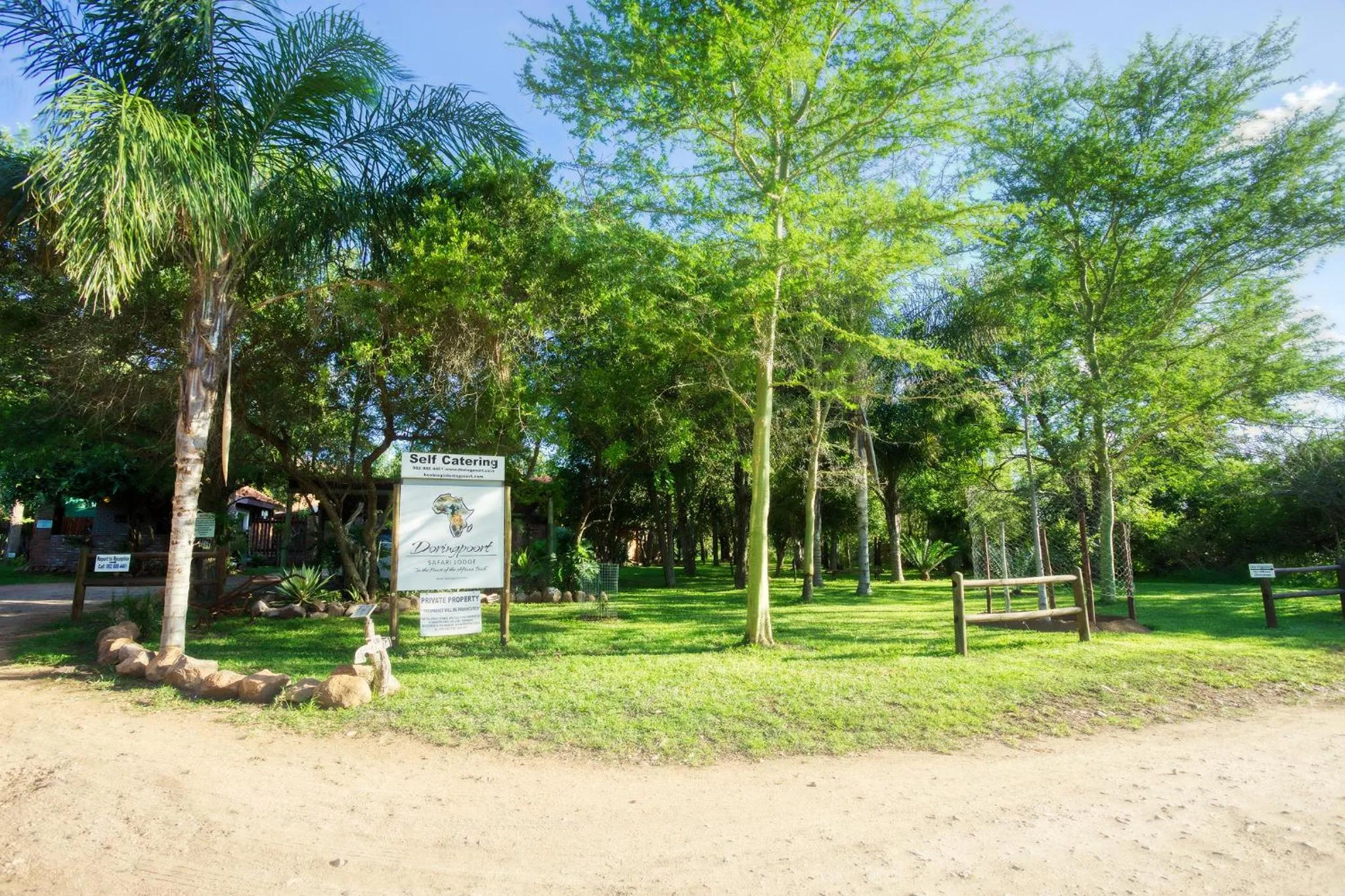 Garden in Doringpoort Lodge