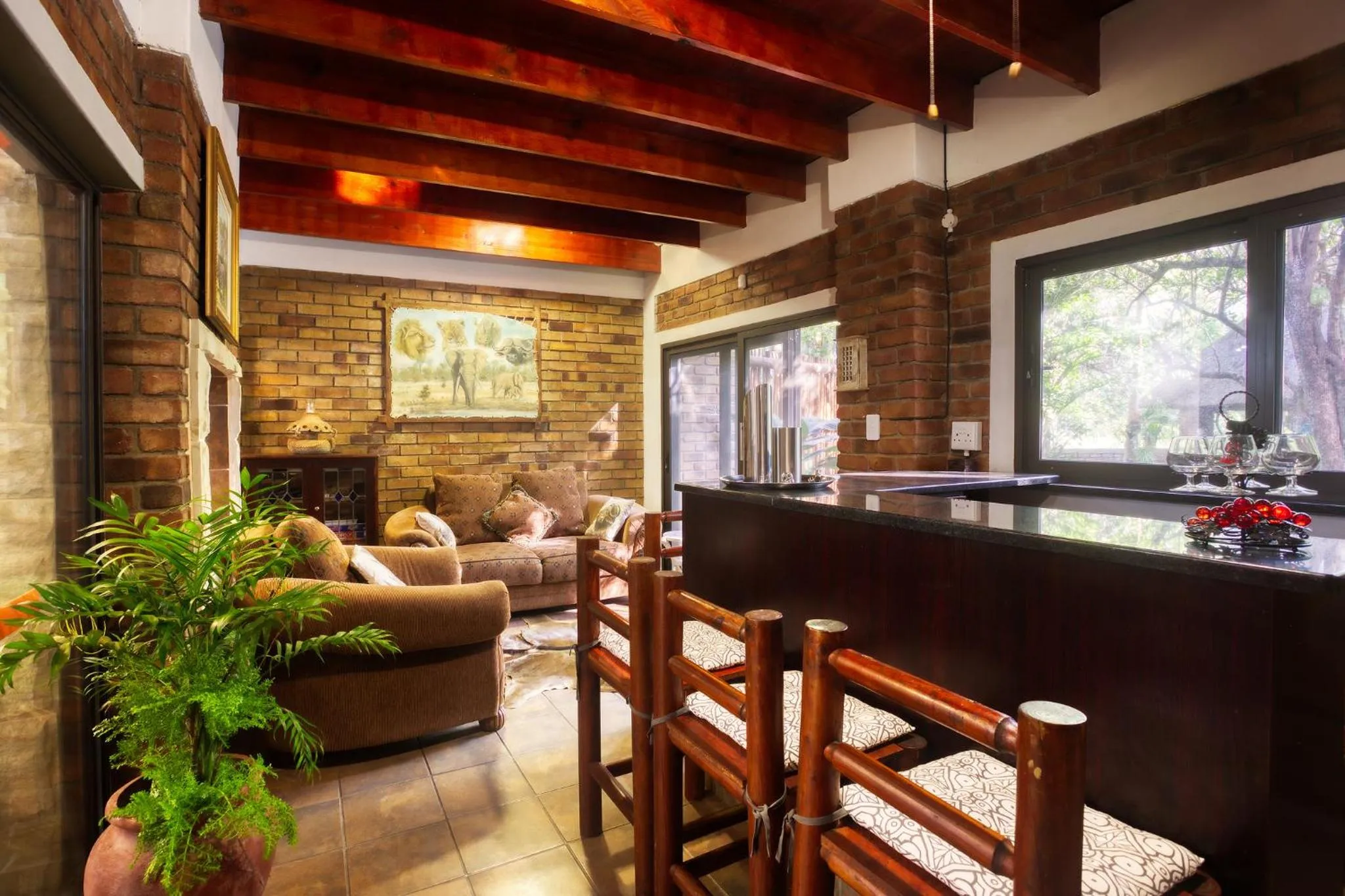 Lounge or bar in Doringpoort Lodge