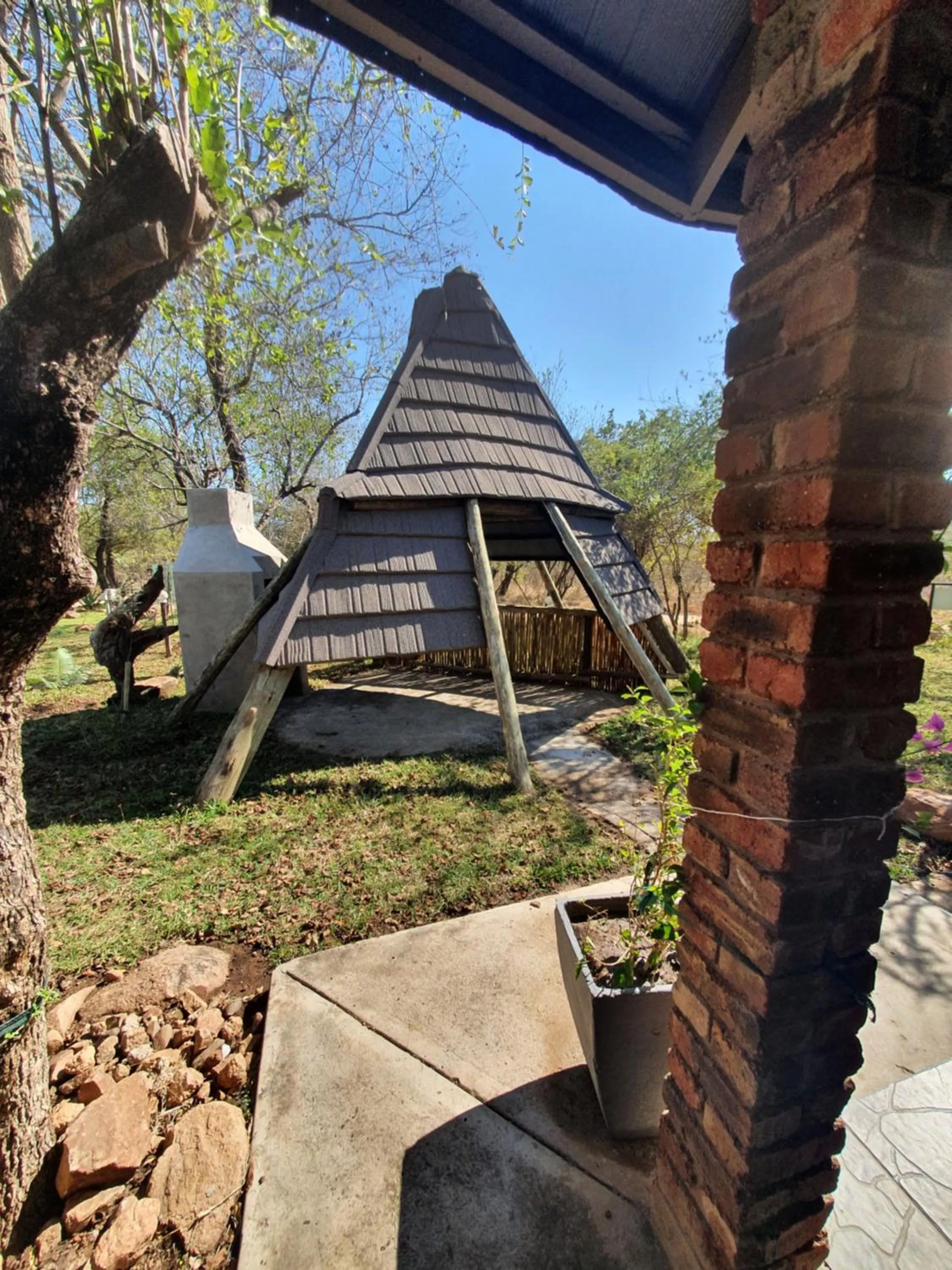 BBQ facilities in Doringpoort Lodge