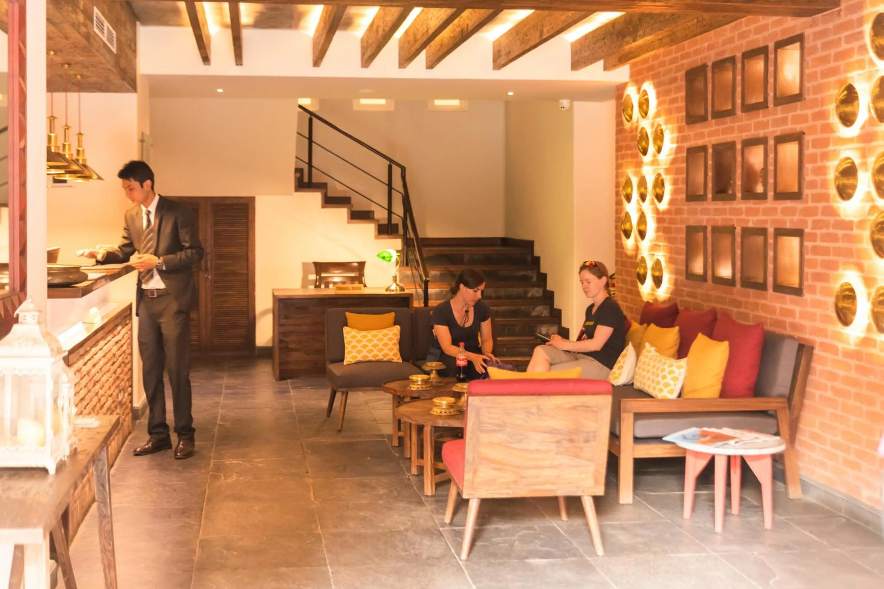Staff in Hotel Roadhouse, Thamel, Kathmandu- Contemporary Boutique