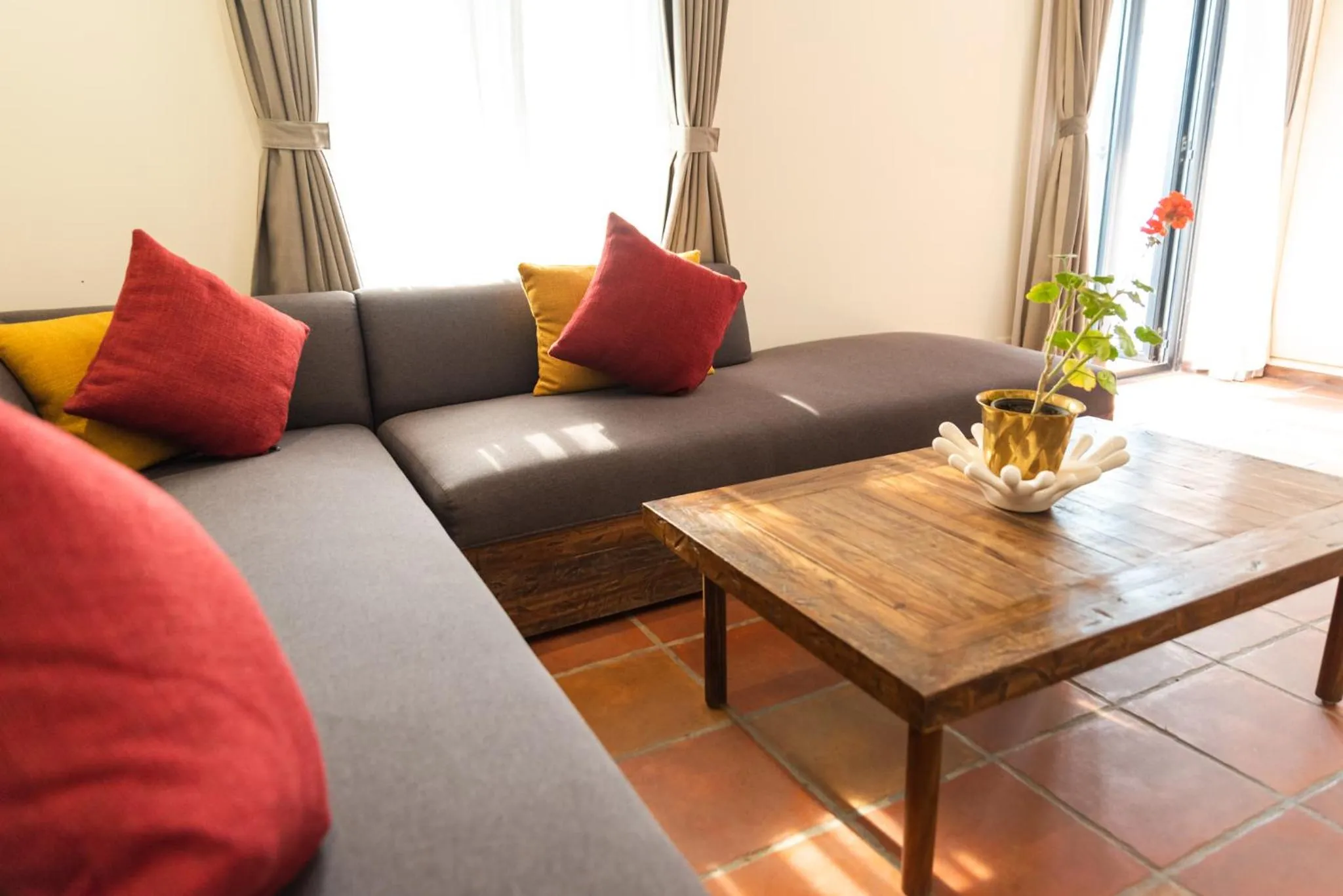 Living room in Hotel Roadhouse, Thamel, Kathmandu- Contemporary Boutique