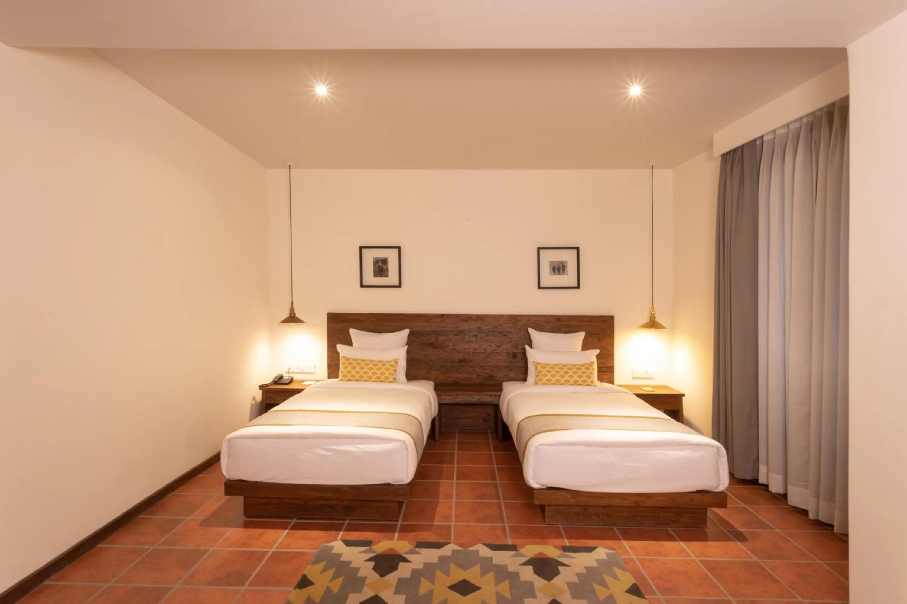 Bedroom, Bed in Hotel Roadhouse, Thamel, Kathmandu- Contemporary Boutique