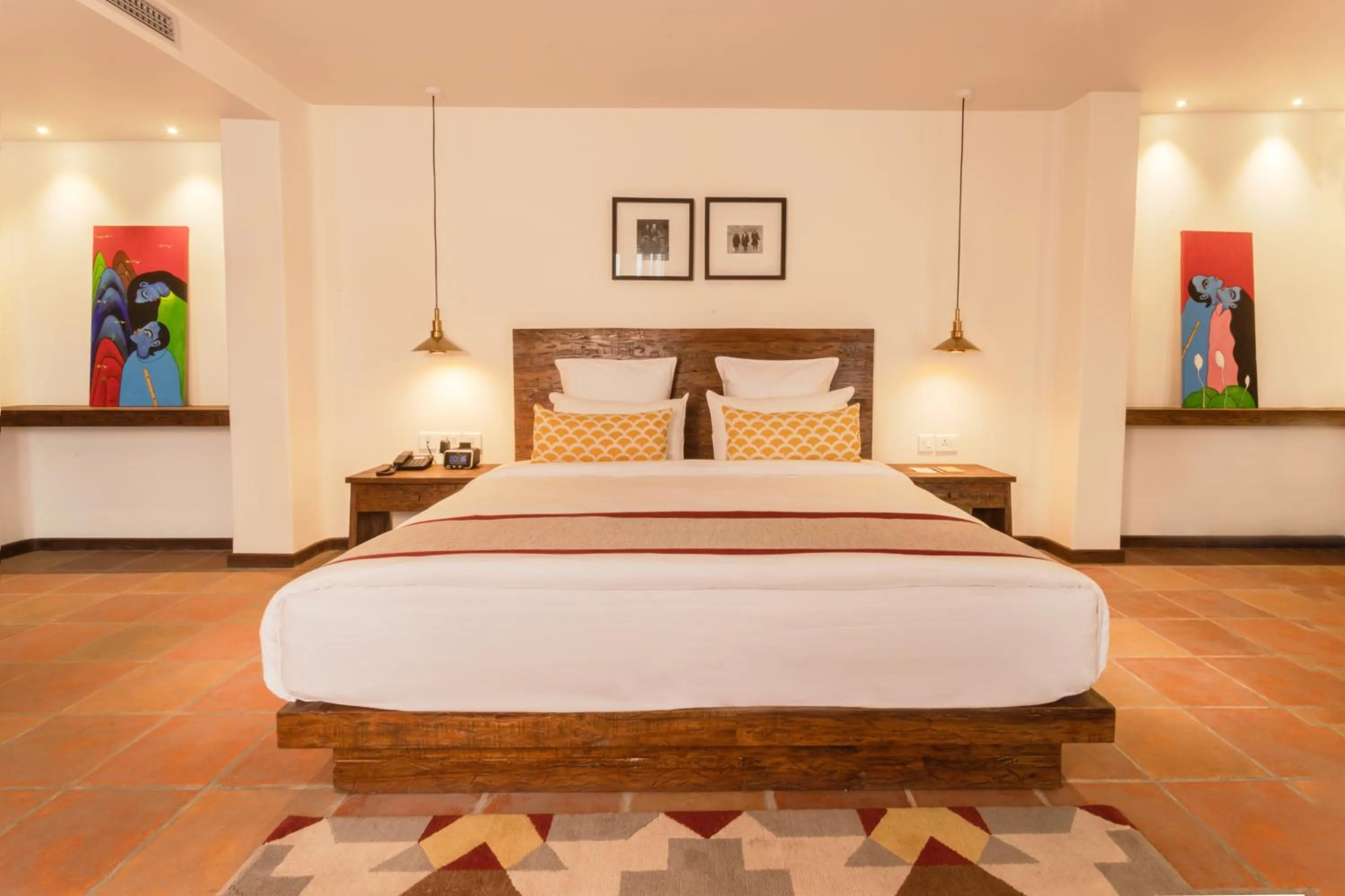 Bed in Hotel Roadhouse, Thamel, Kathmandu- Contemporary Boutique