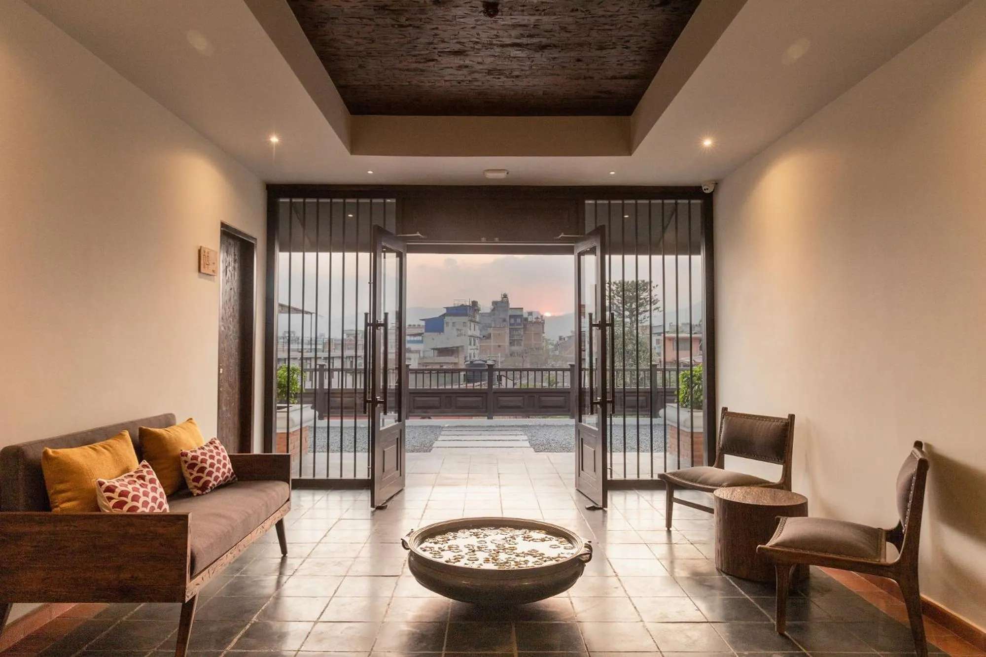 Living room in Hotel Roadhouse, Thamel, Kathmandu- Contemporary Boutique