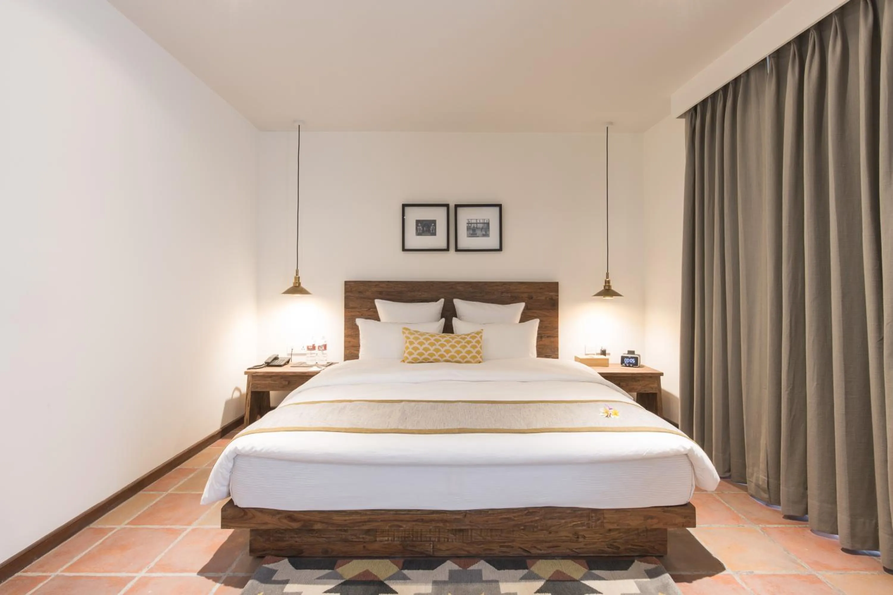 Bed in Hotel Roadhouse, Thamel, Kathmandu- Contemporary Boutique