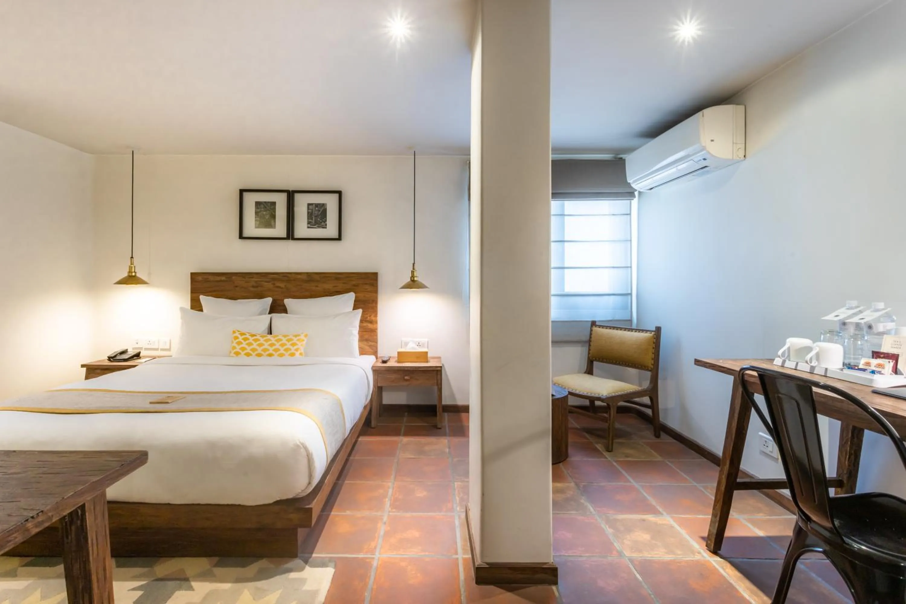 Bed in Hotel Roadhouse, Thamel, Kathmandu- Contemporary Boutique