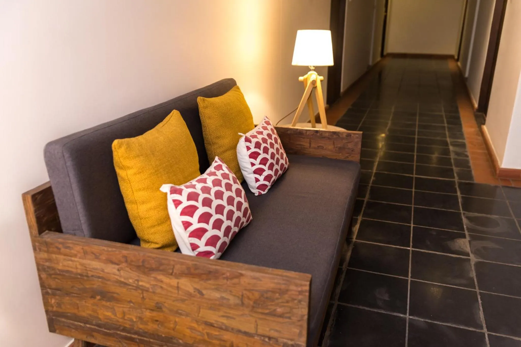 Seating area in Hotel Roadhouse, Thamel, Kathmandu- Contemporary Boutique