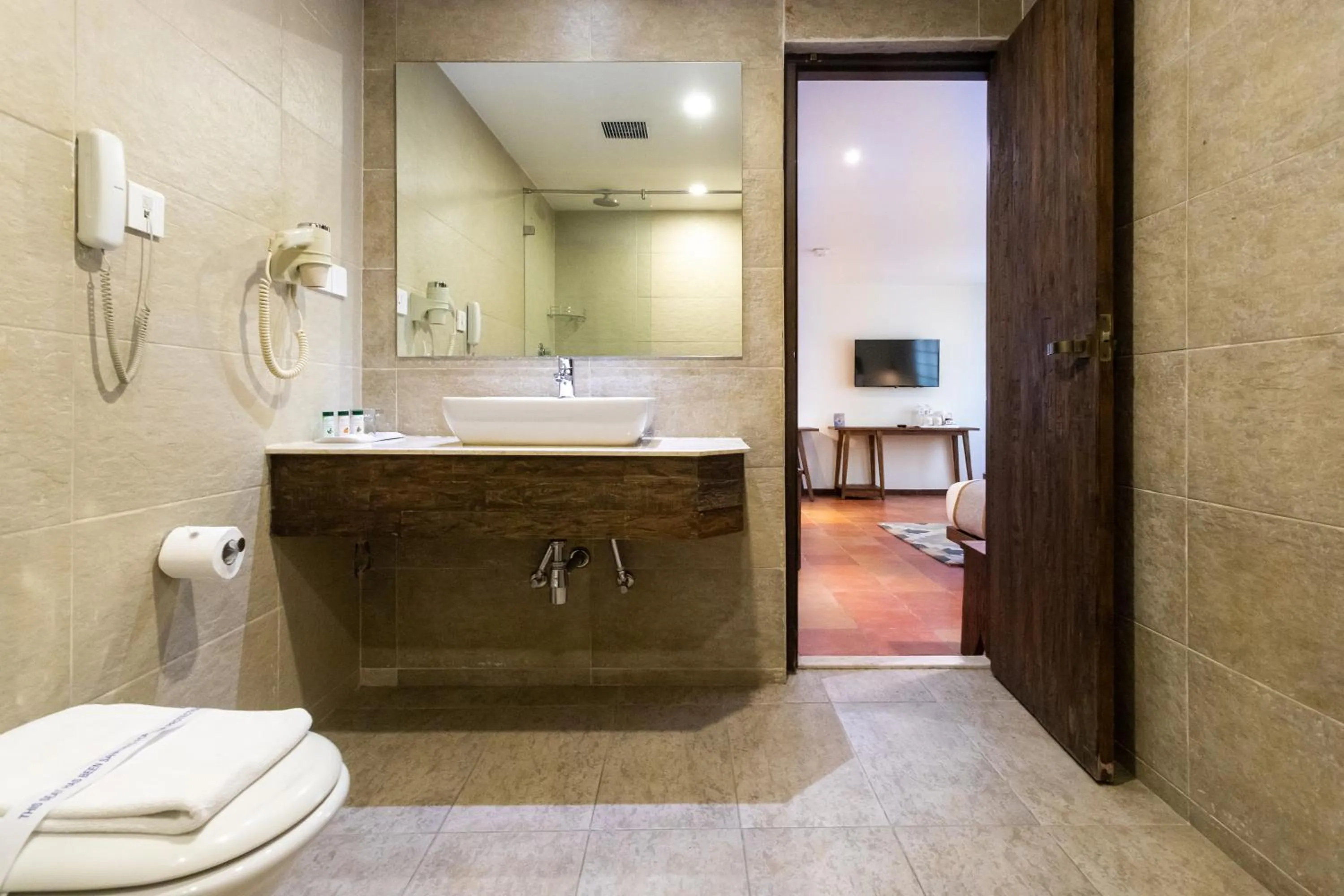 Toilet in Hotel Roadhouse, Thamel, Kathmandu- Contemporary Boutique