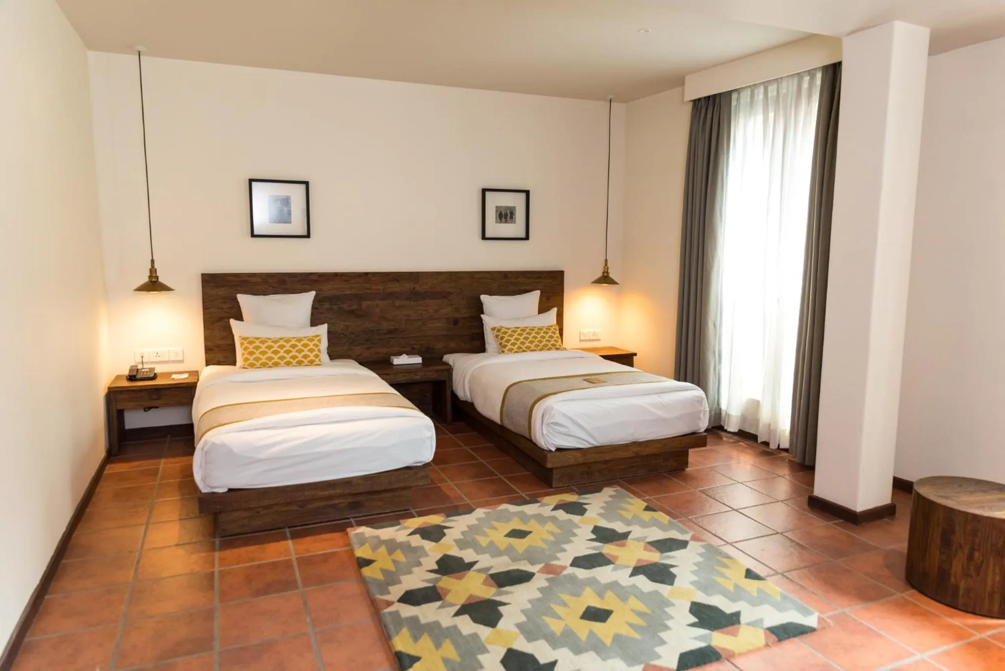 Bedroom, Bed in Hotel Roadhouse, Thamel, Kathmandu- Contemporary Boutique