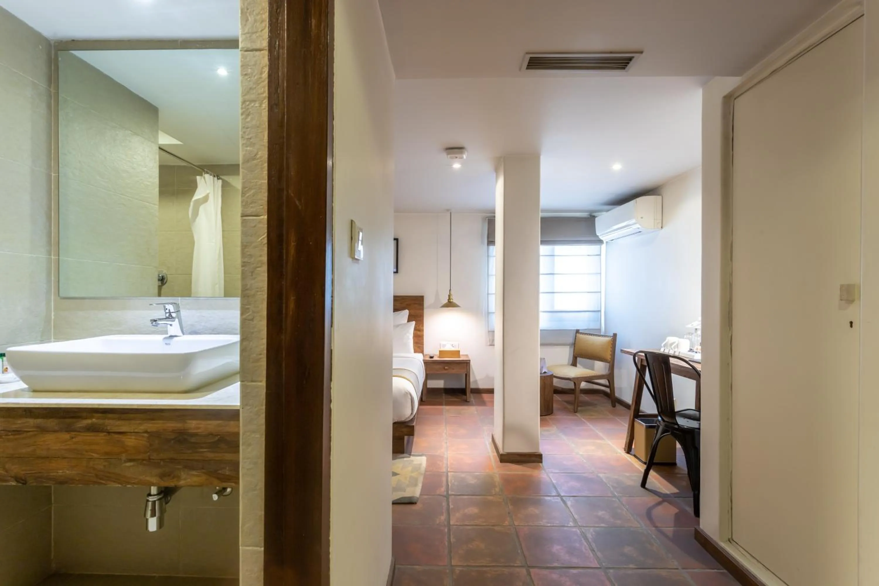 Bed in Hotel Roadhouse, Thamel, Kathmandu- Contemporary Boutique