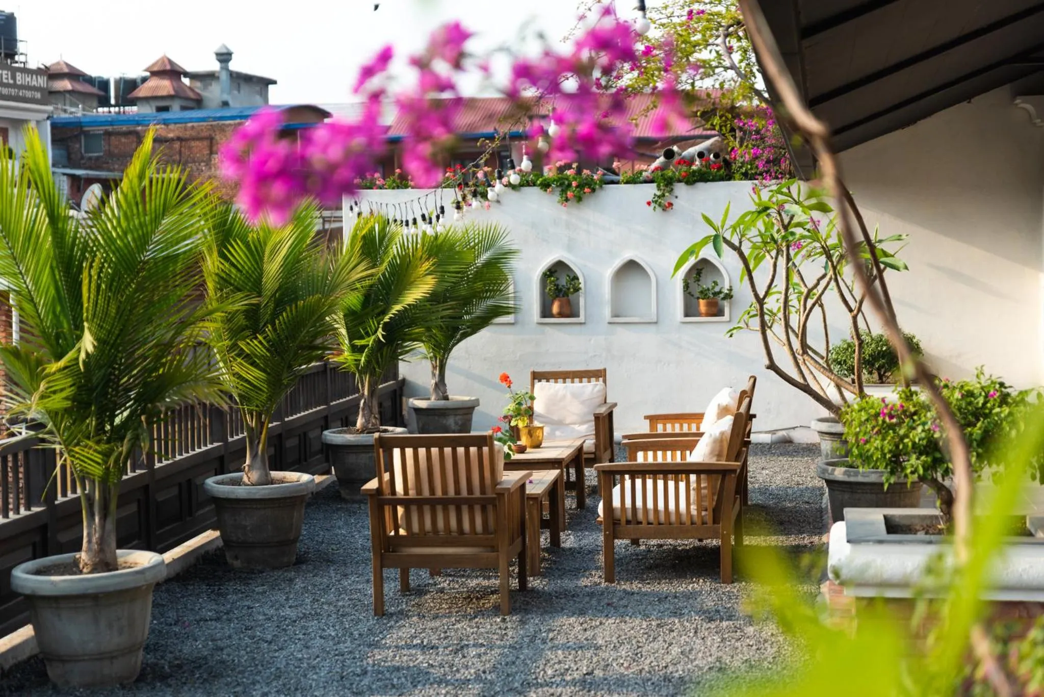 Balcony/Terrace in Hotel Roadhouse, Thamel, Kathmandu- Contemporary Boutique