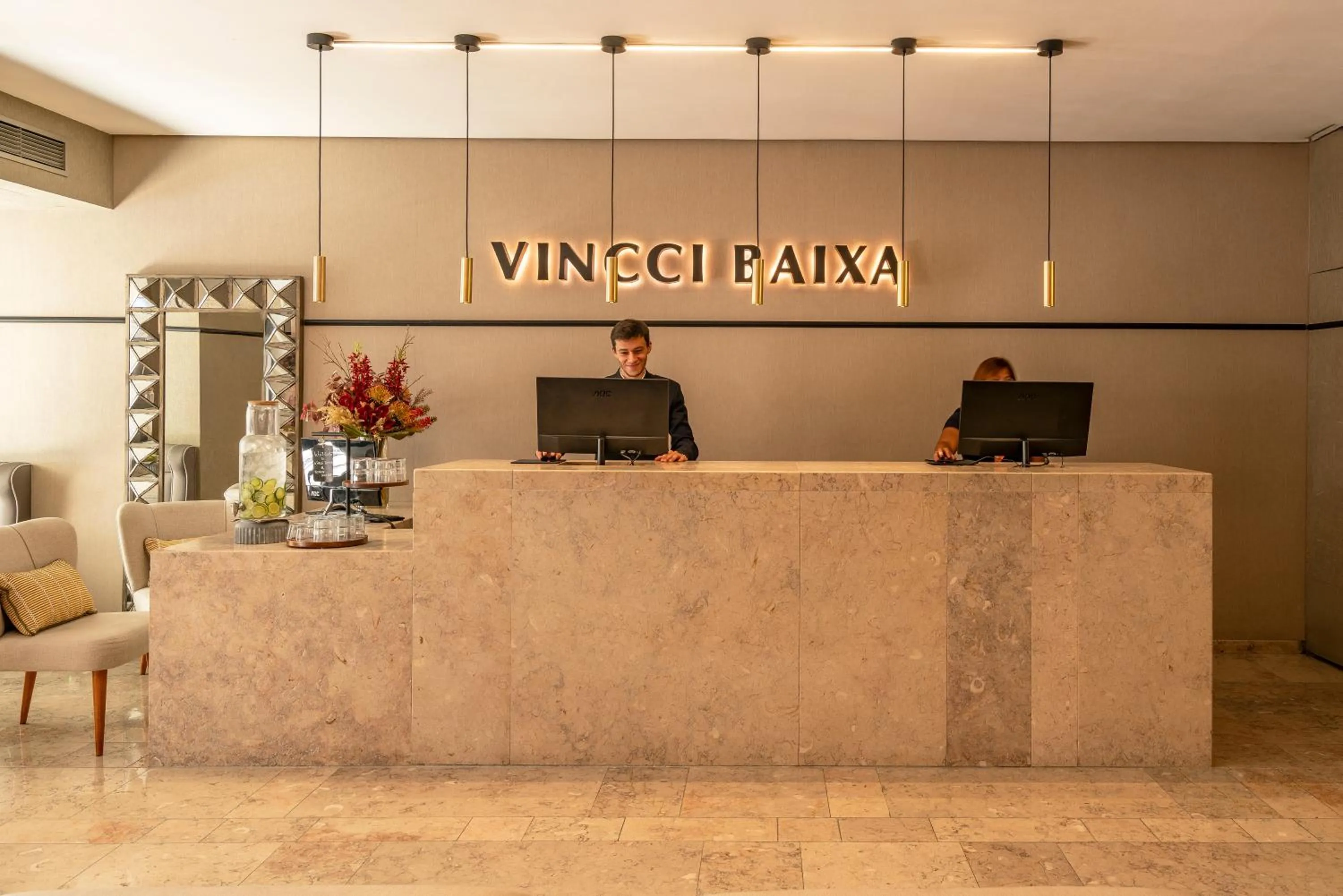 Lobby or reception in Vincci Baixa