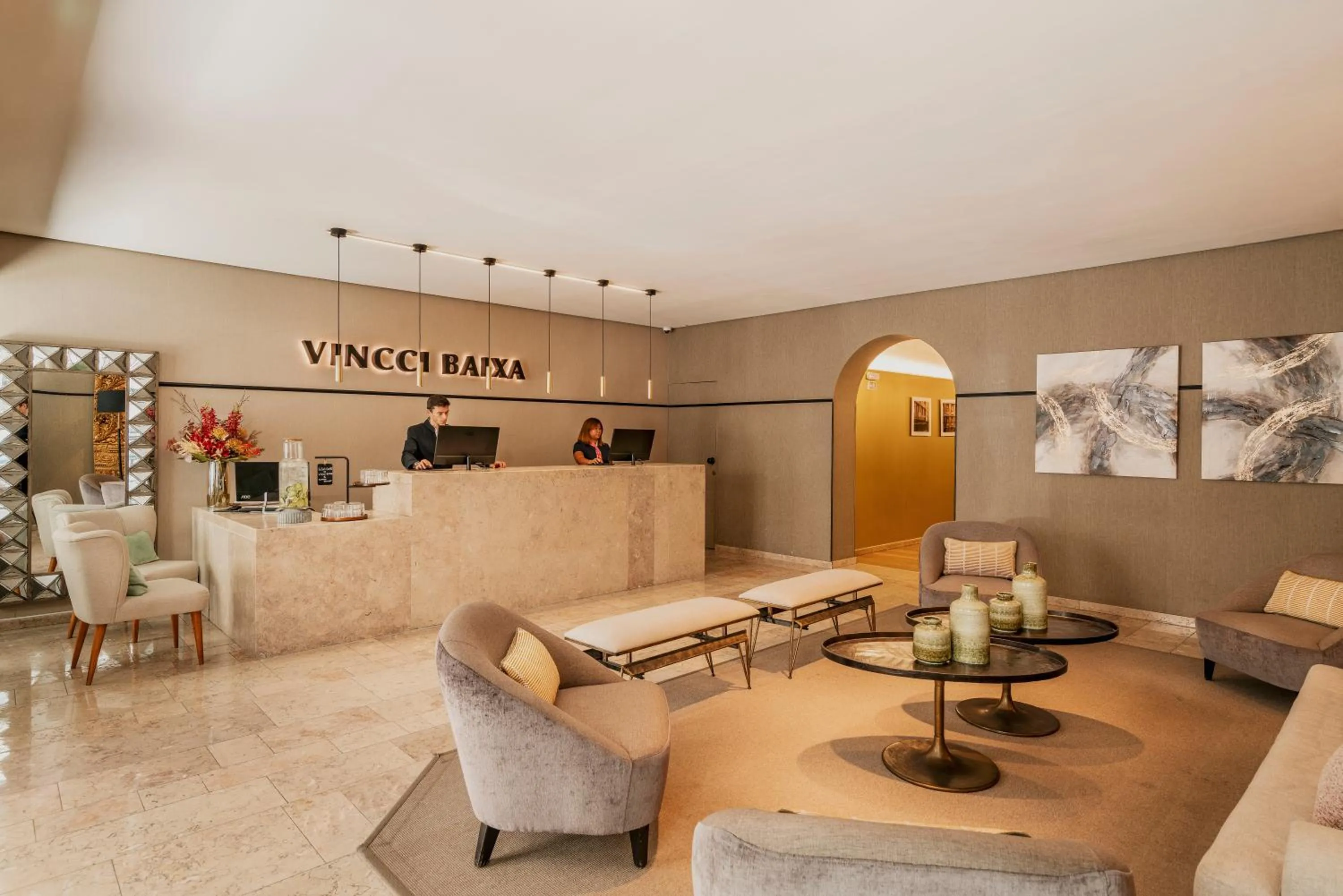 Lobby or reception in Vincci Baixa