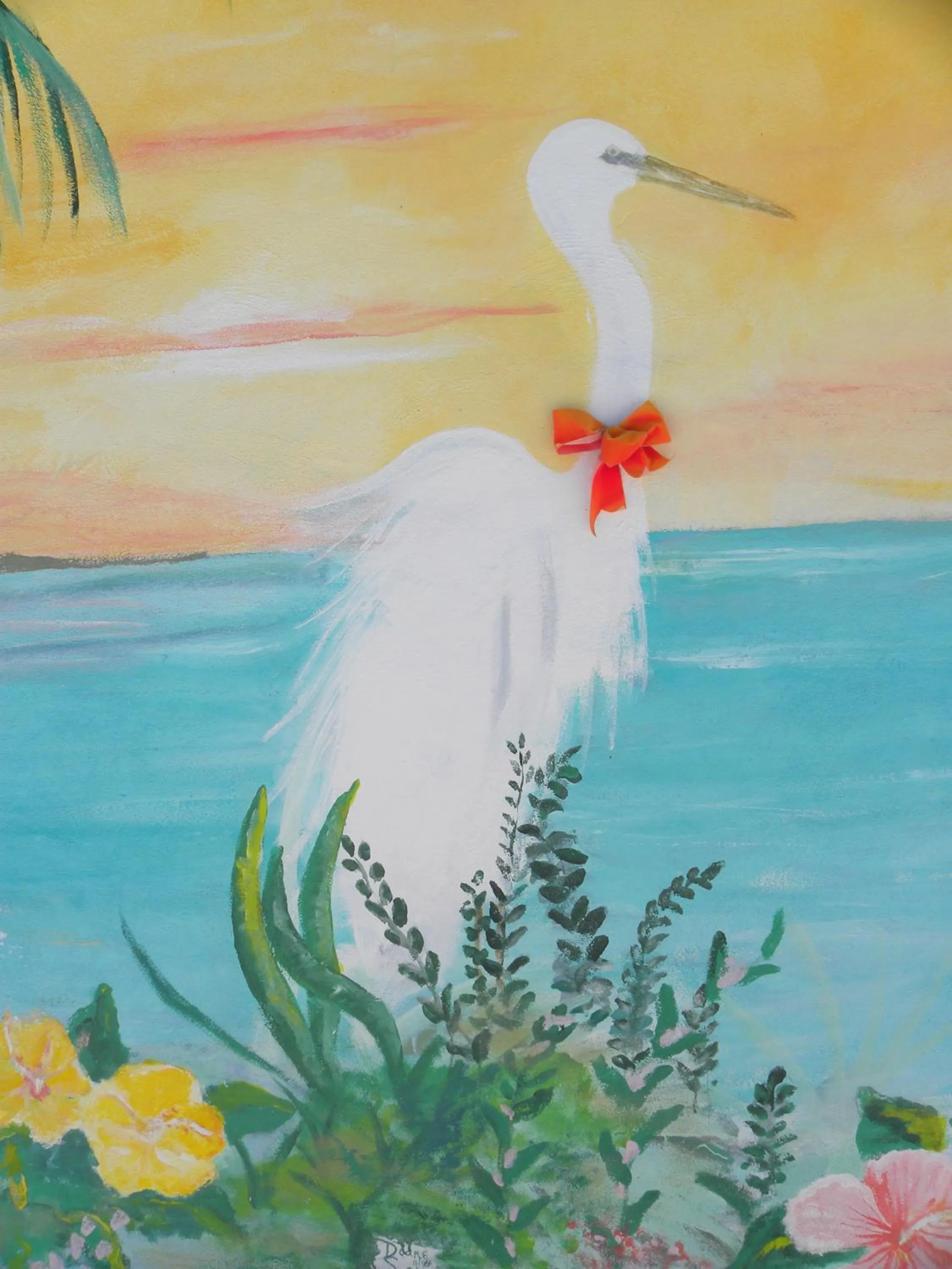 Text overlay in Rock Reef Resort