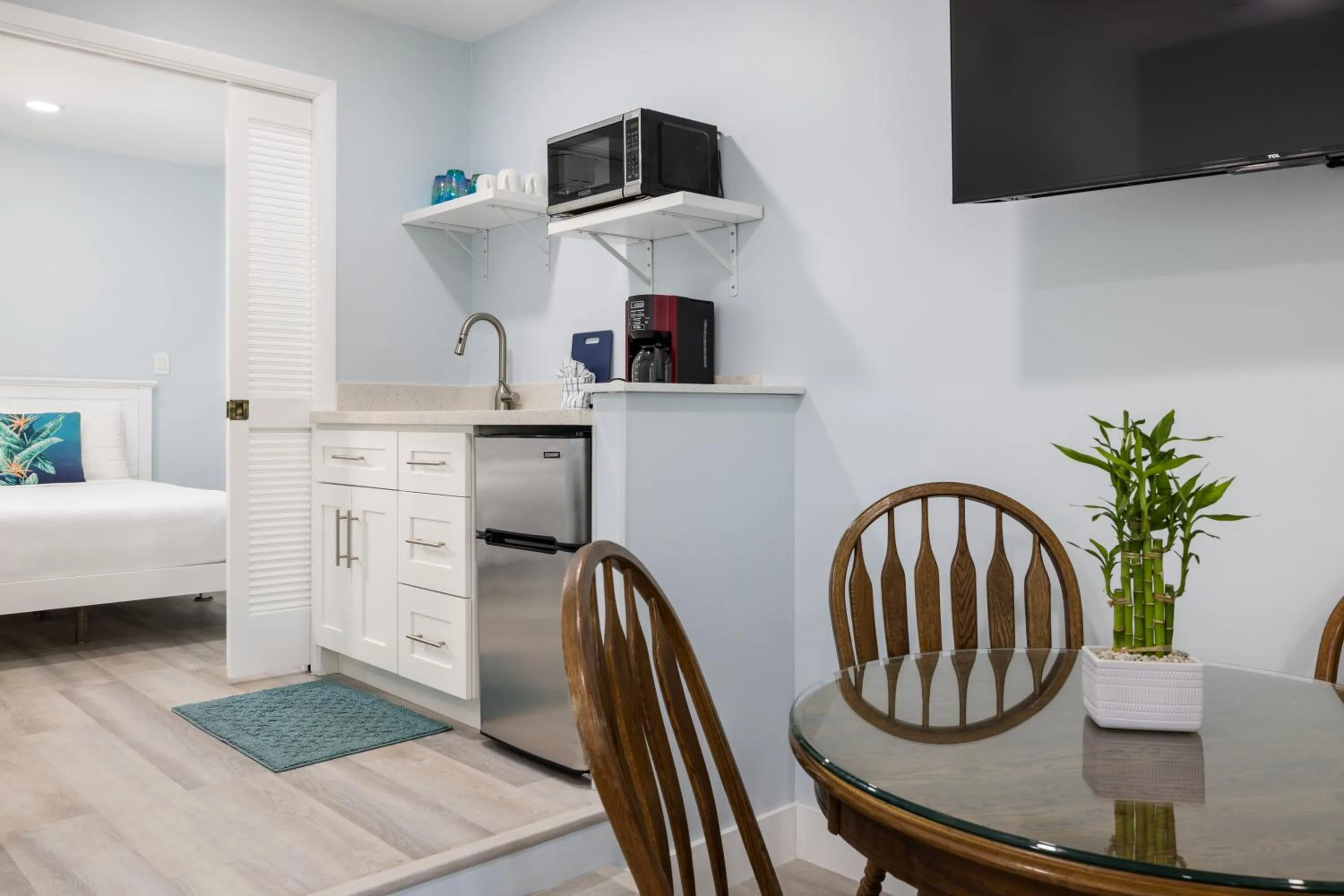Bed in Rock Reef Resort