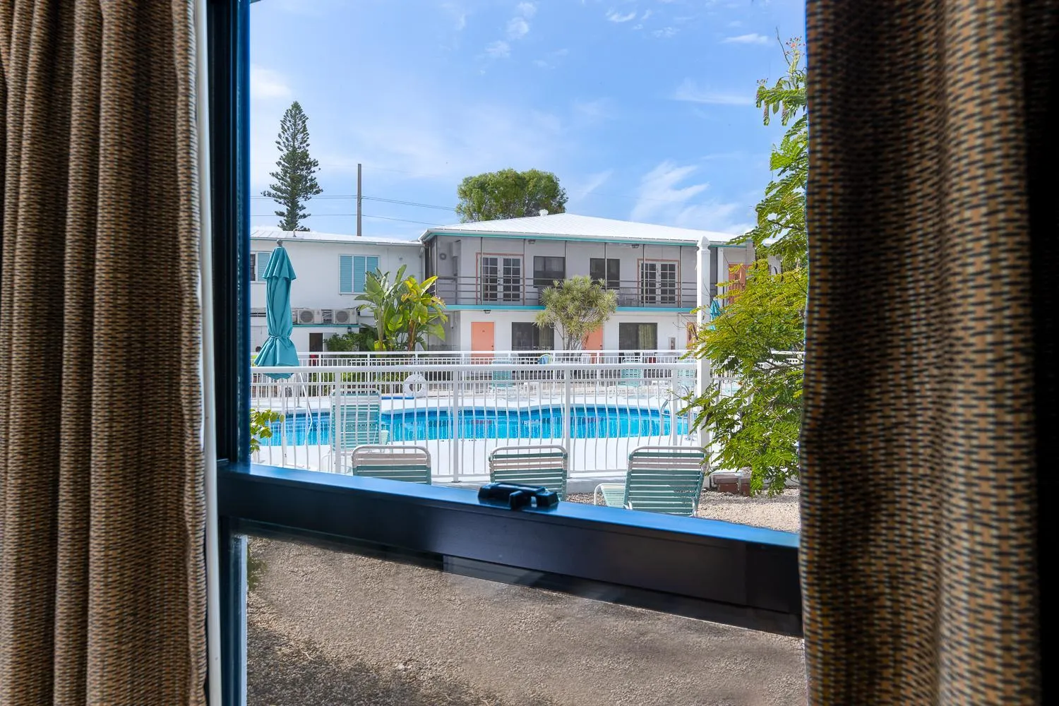 Pool view in Rock Reef Resort
