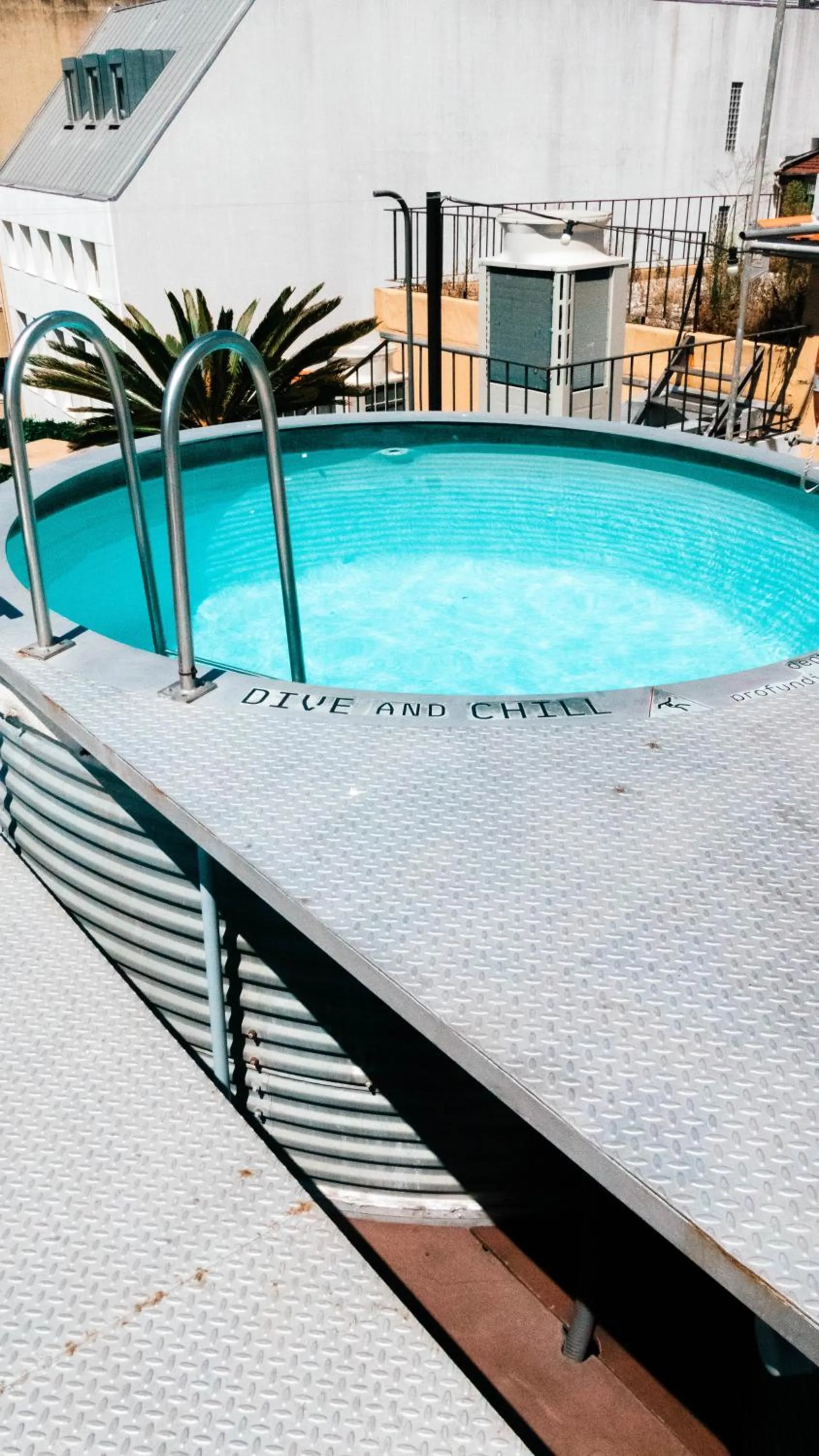 Balcony/Terrace in Zero Box Lodge Porto